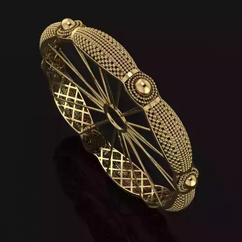 Beautiful Arabic Bangle - In 4 sizes