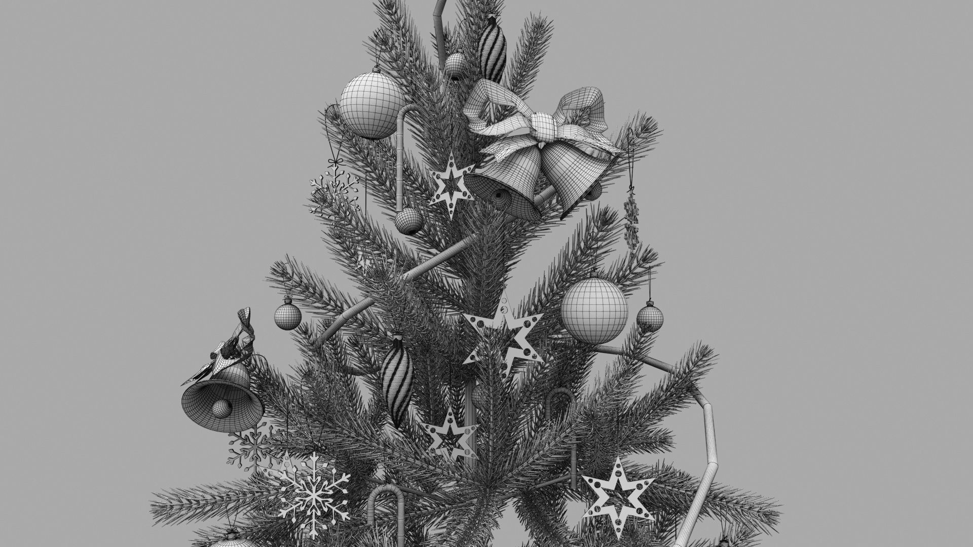 Cristmas Amusment Park 3D model_31