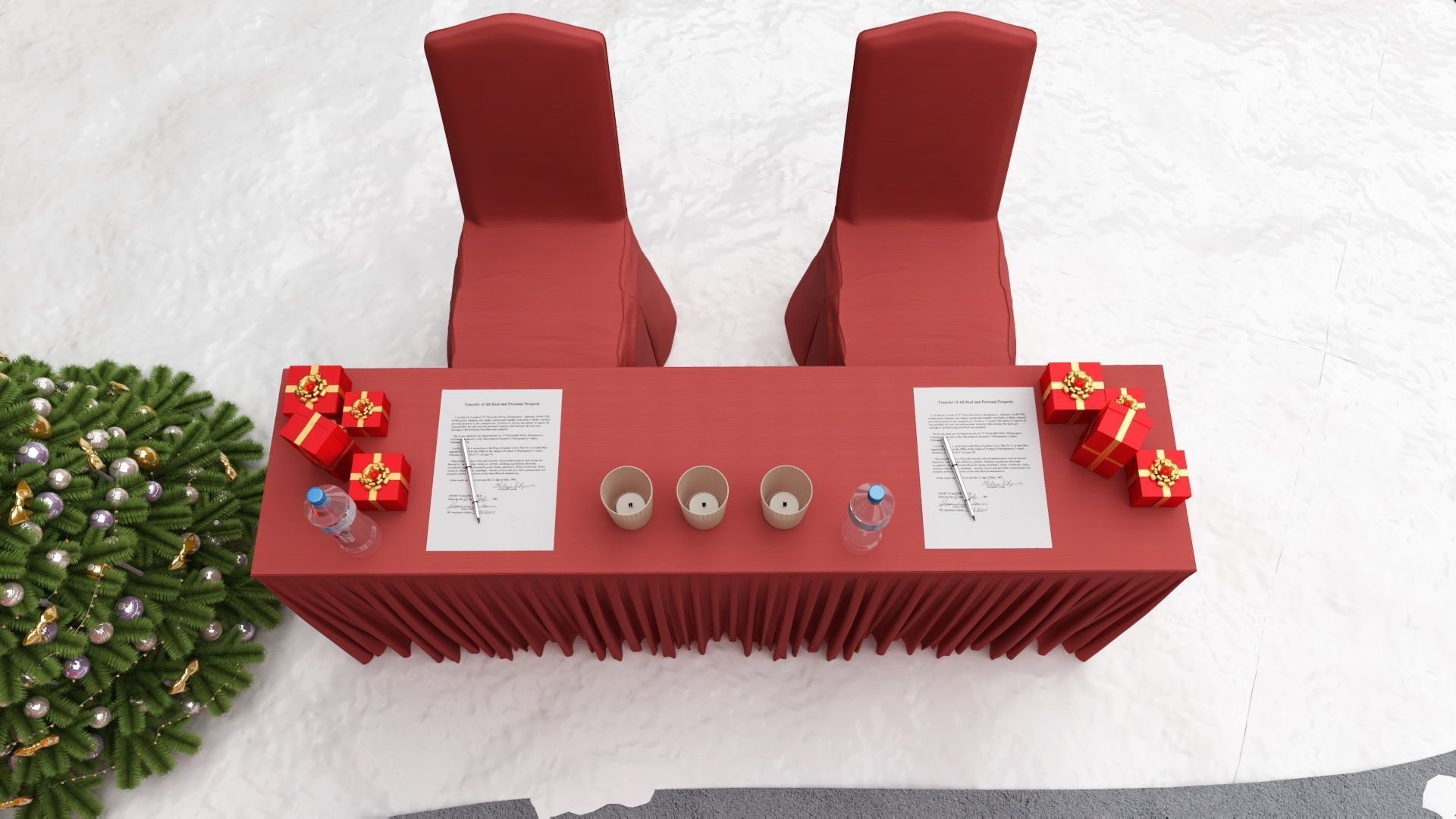 Cristmas Amusment Park 3D model_6