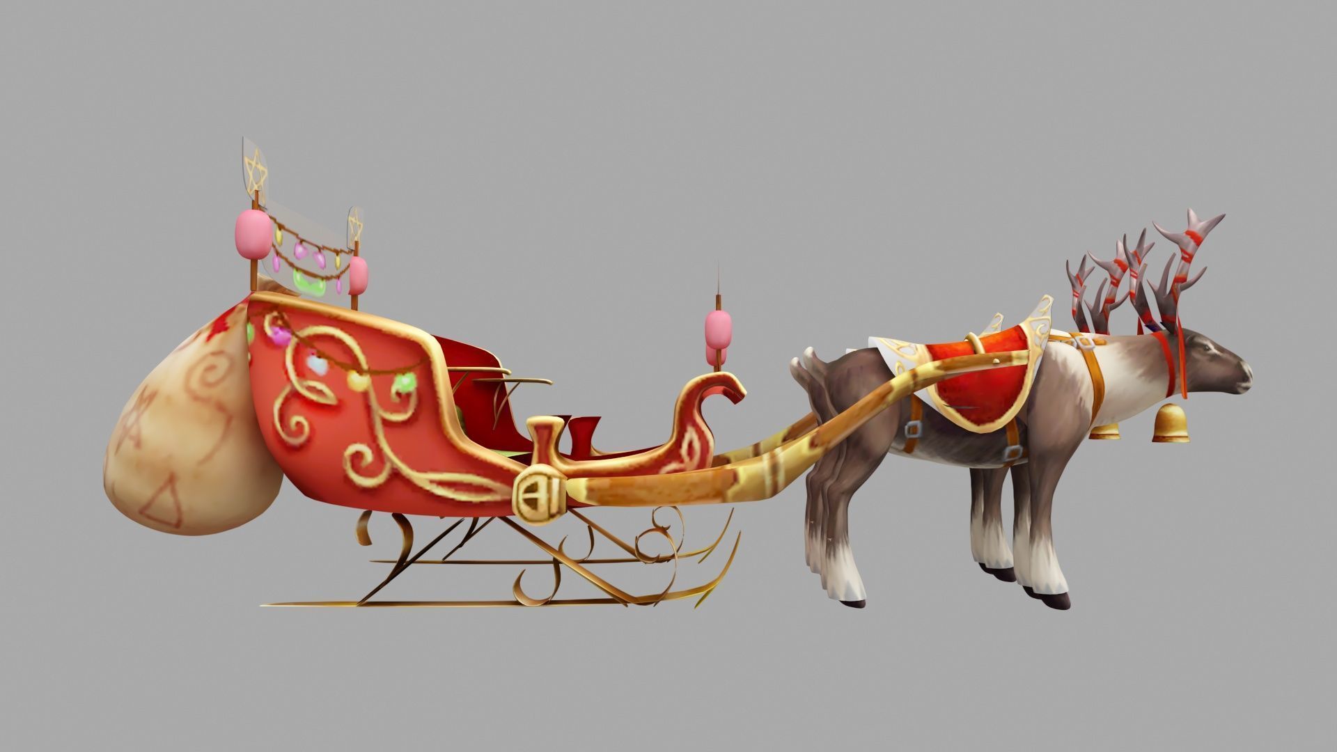 Cristmas Amusment Park 3D model_18