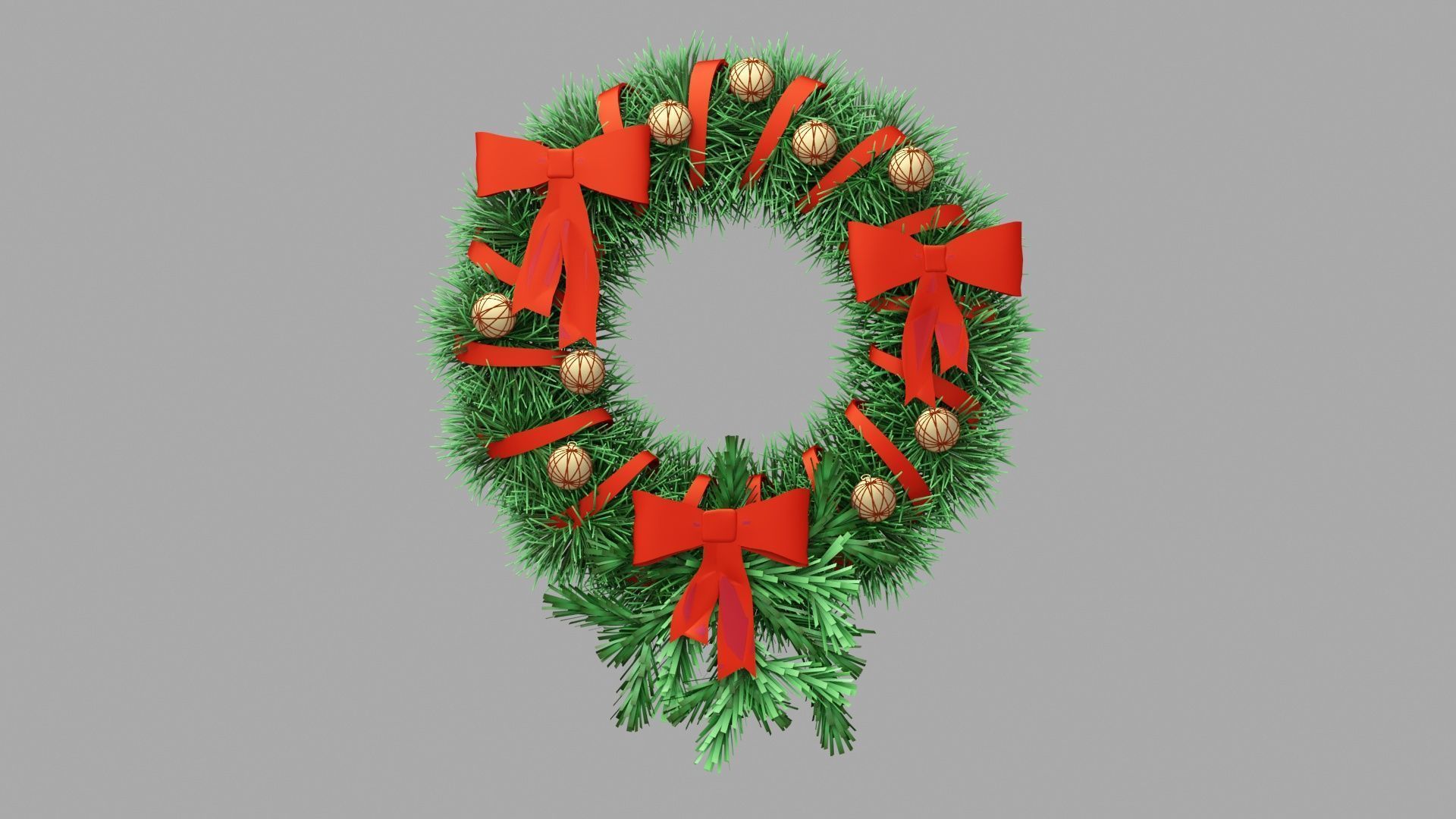 Cristmas Amusment Park 3D model_32