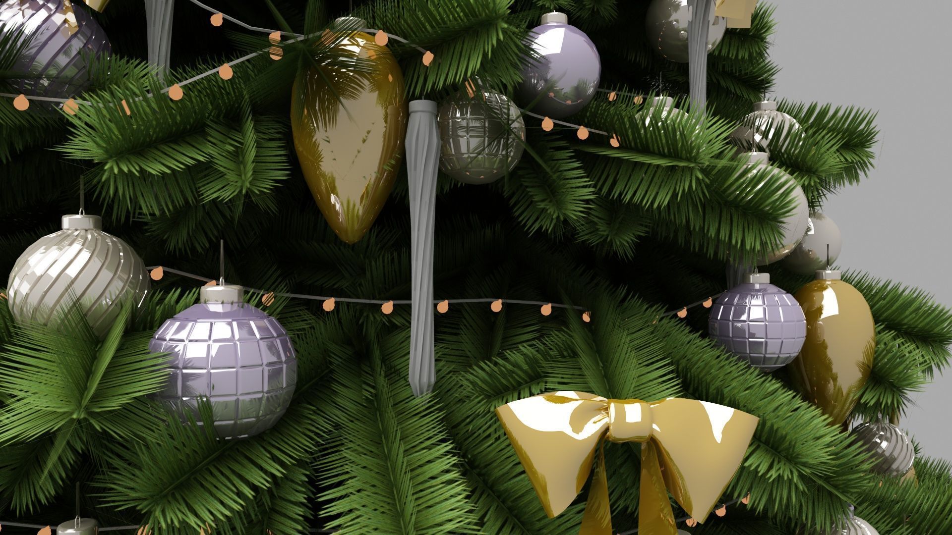Cristmas Amusment Park 3D model_27