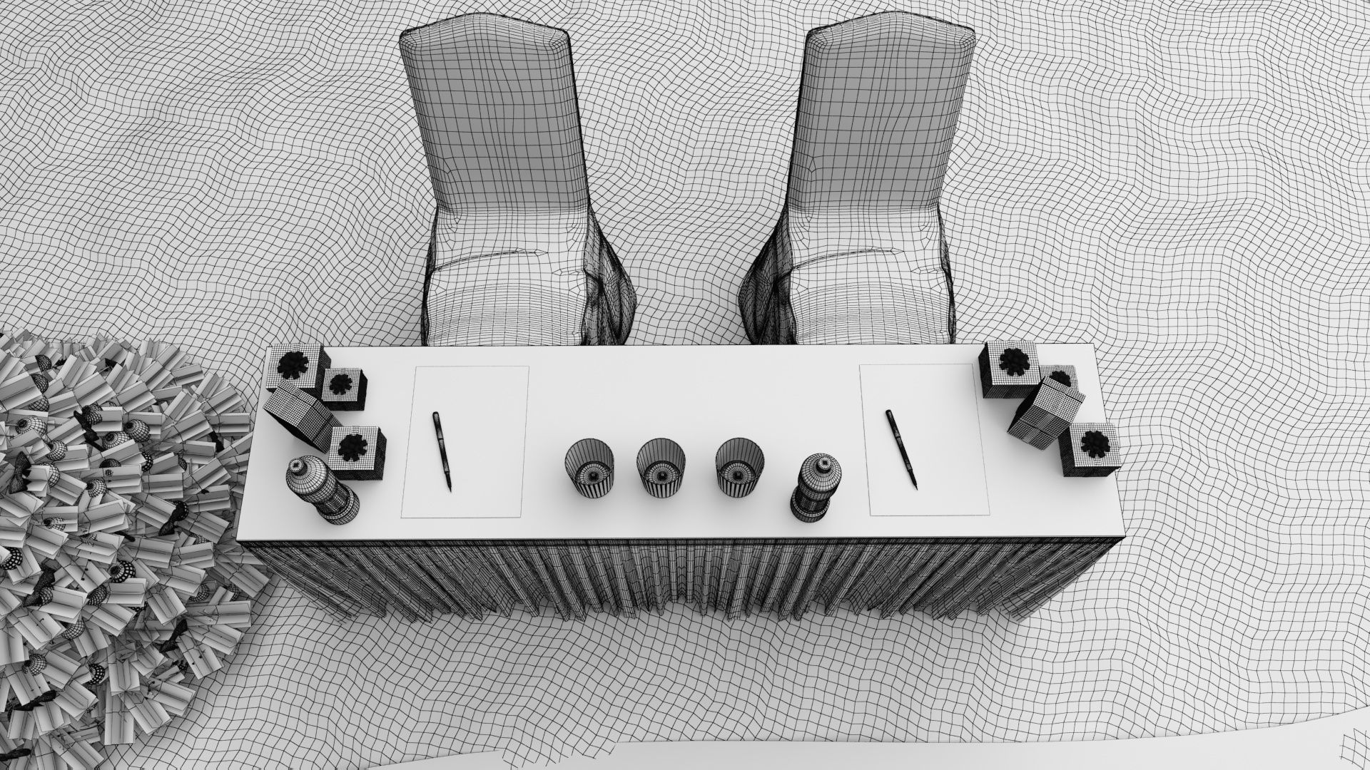 Cristmas Amusment Park 3D model_7