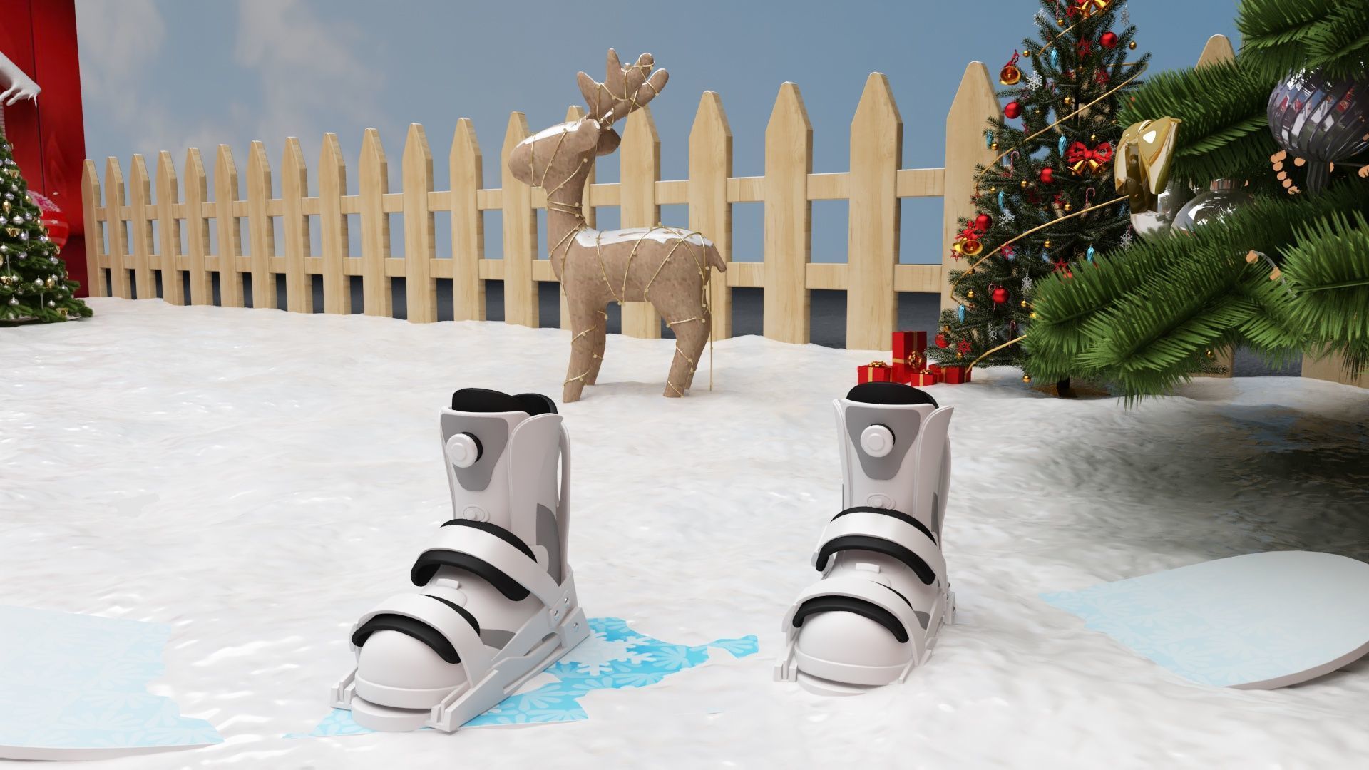 Cristmas Amusment Park 3D model_14