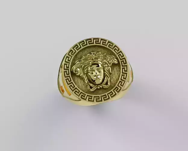 Medusa Greca Ring