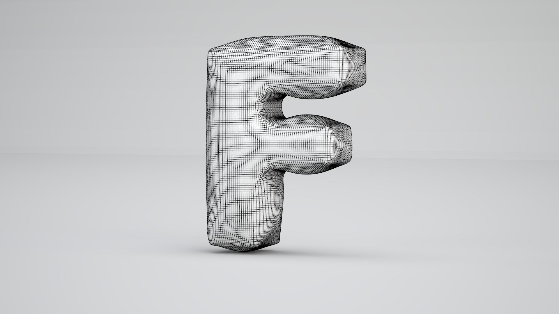 F Balloon 3D model_9