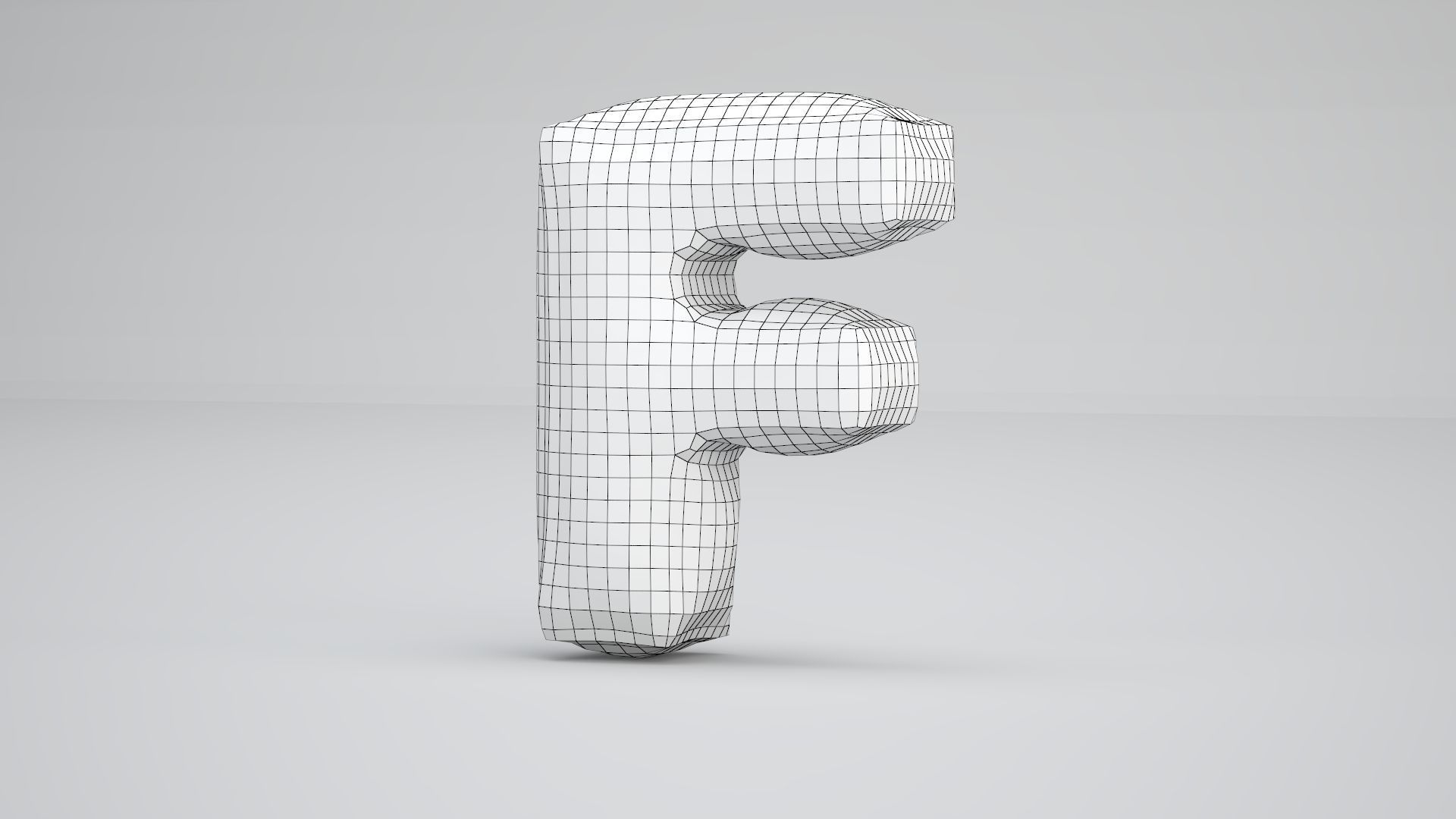 F Balloon 3D model_7