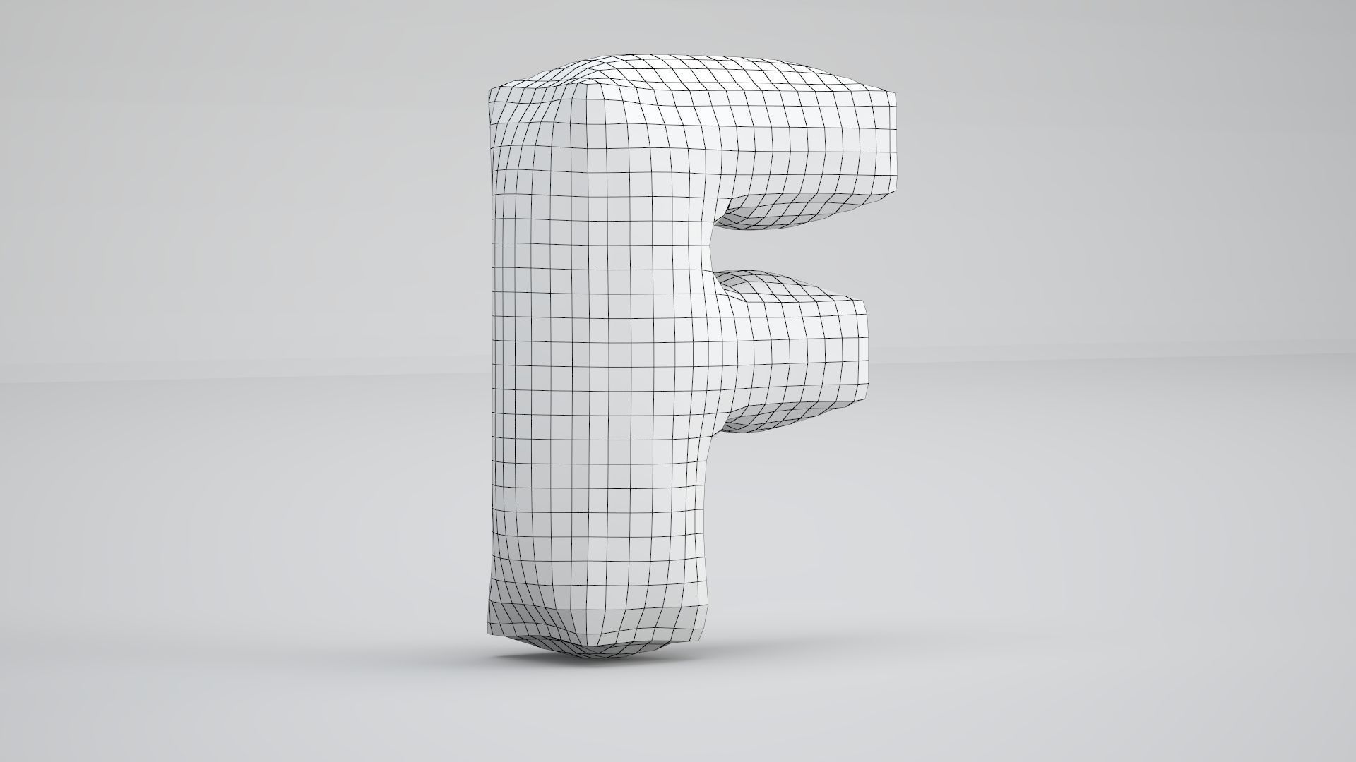 F Balloon 3D model_8