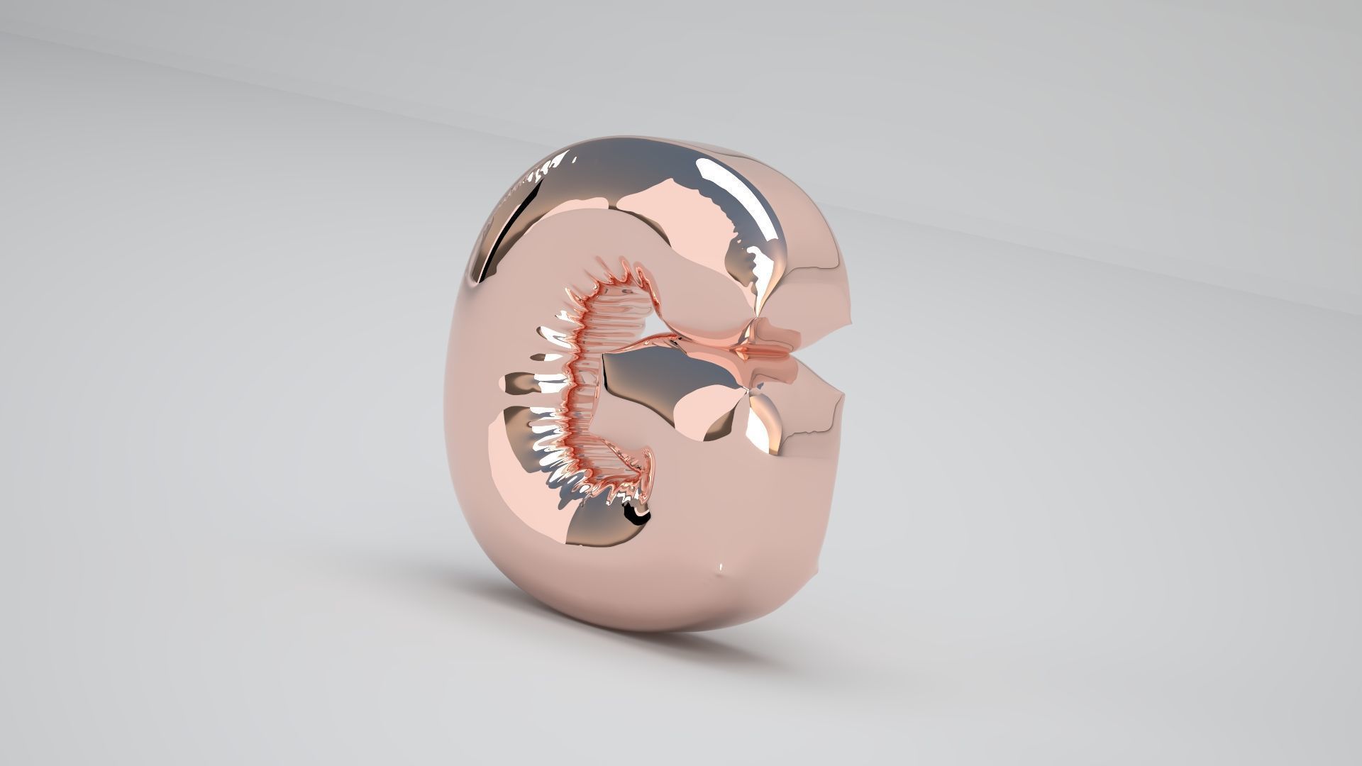 G Balloon Copper 3D model_3