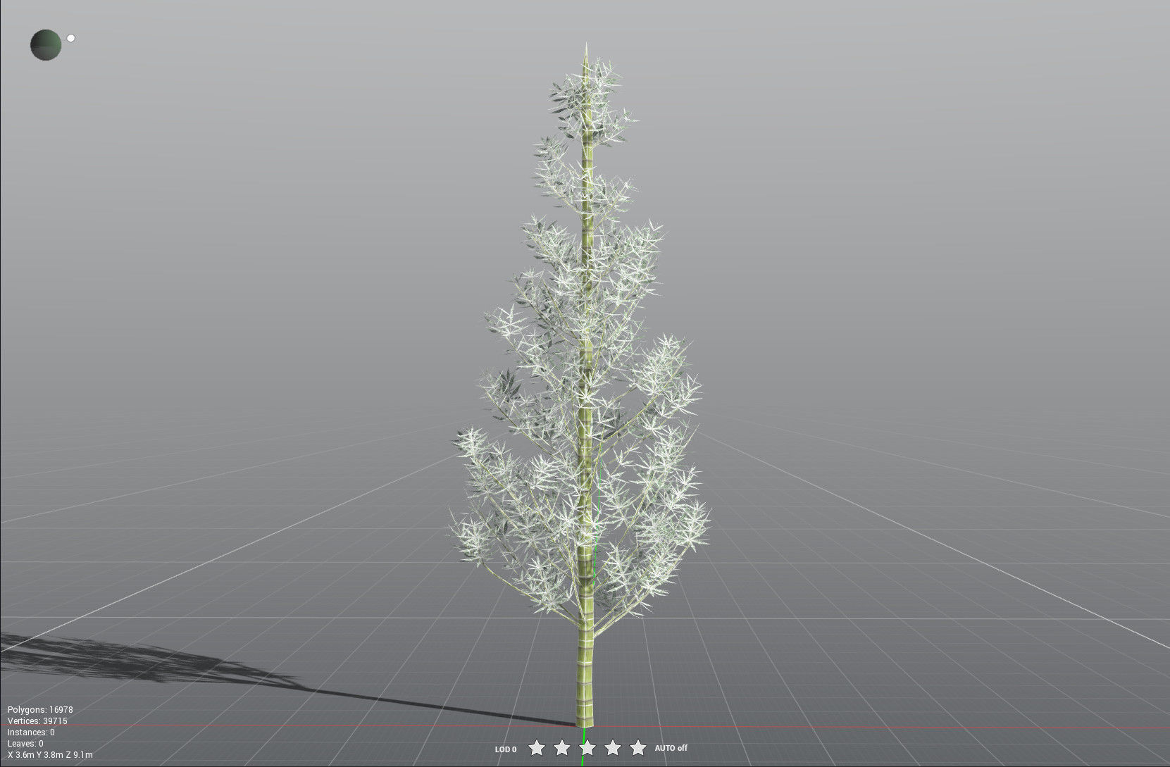 EVERYPlant Calamites Carinatus LowPoly Low-poly 3D model_32