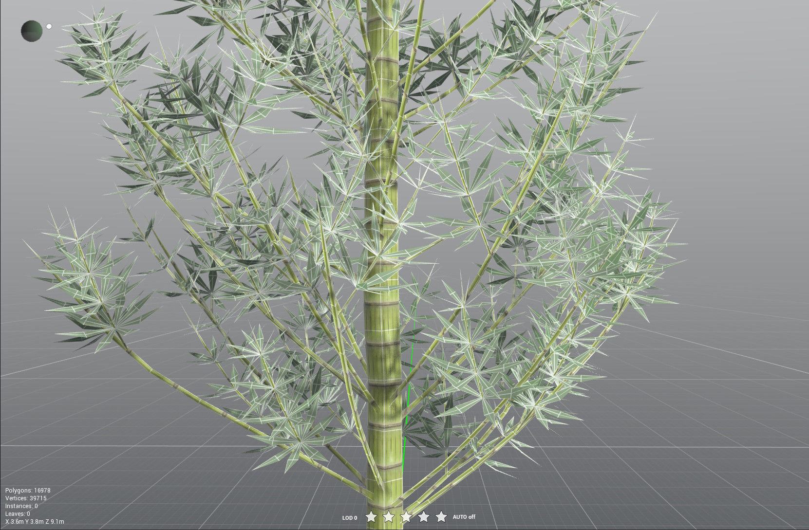 EVERYPlant Calamites Carinatus LowPoly Low-poly 3D model_33