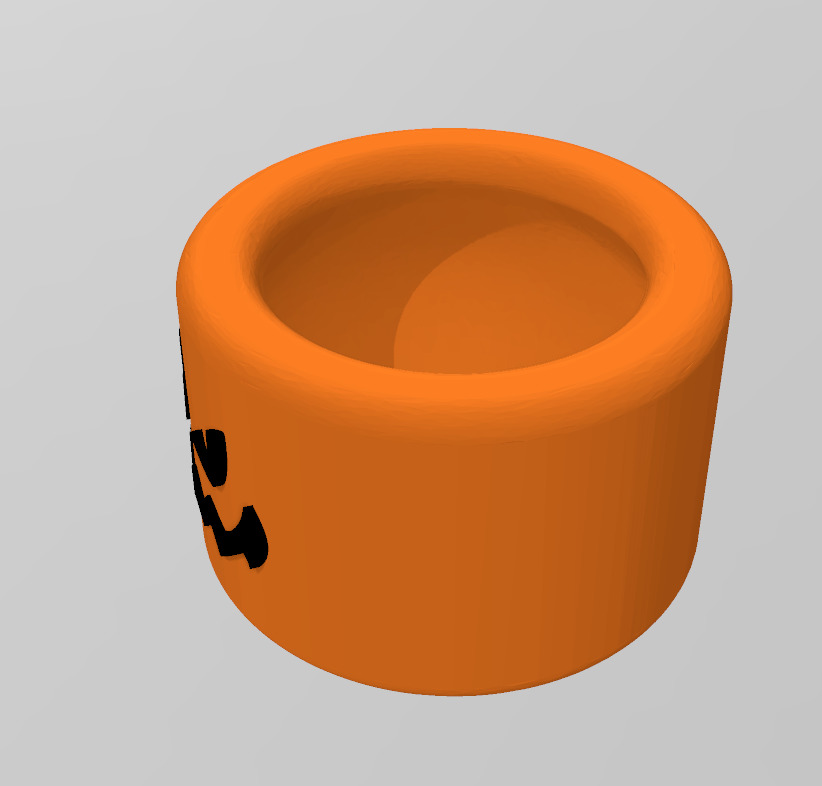 MINIMALIST HALLOWEEN POT - Pumpkin 3D print model_2