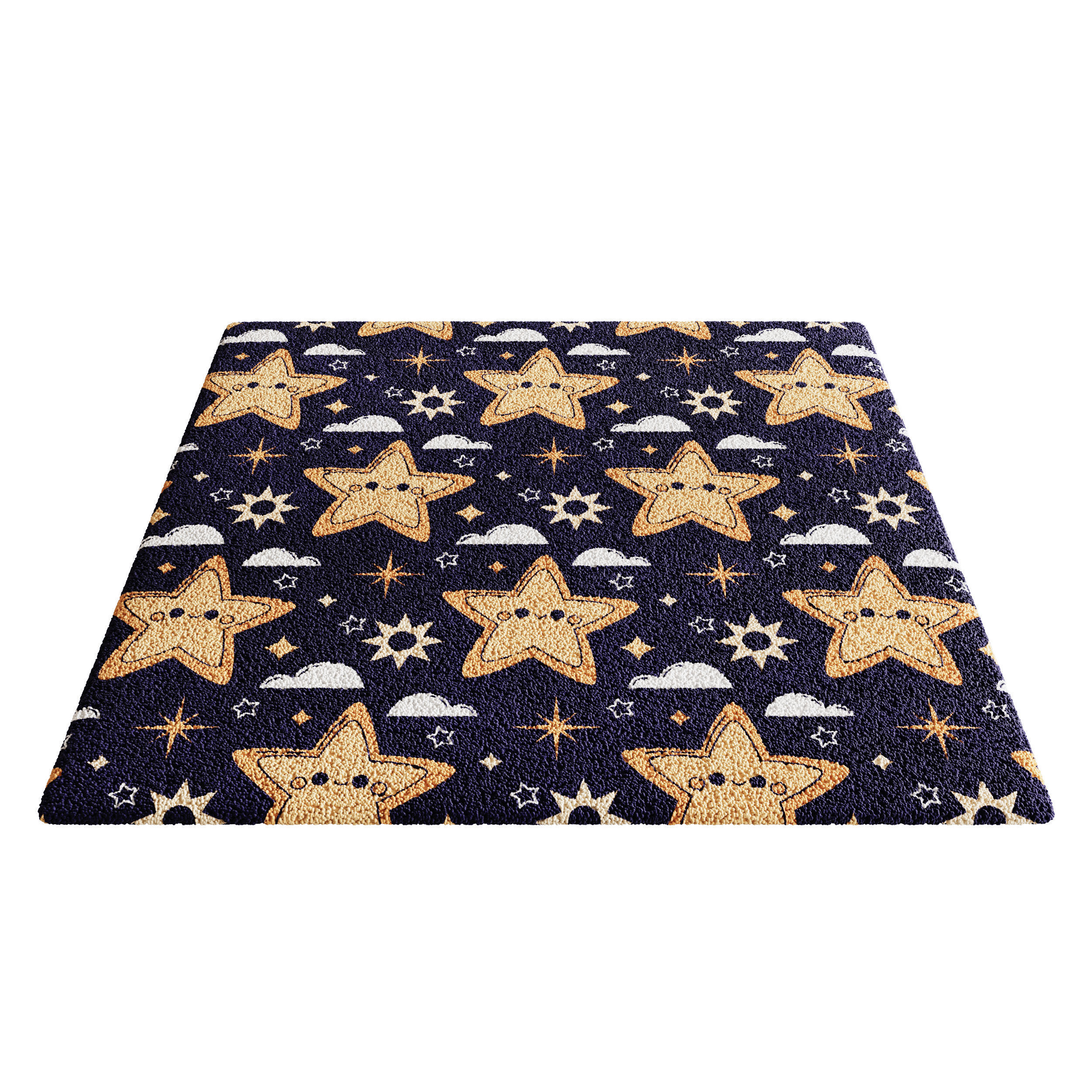 Kids Carpet Set 40 3D model_2