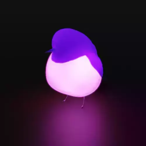 Pink Robin Indirect Lighting 3D model