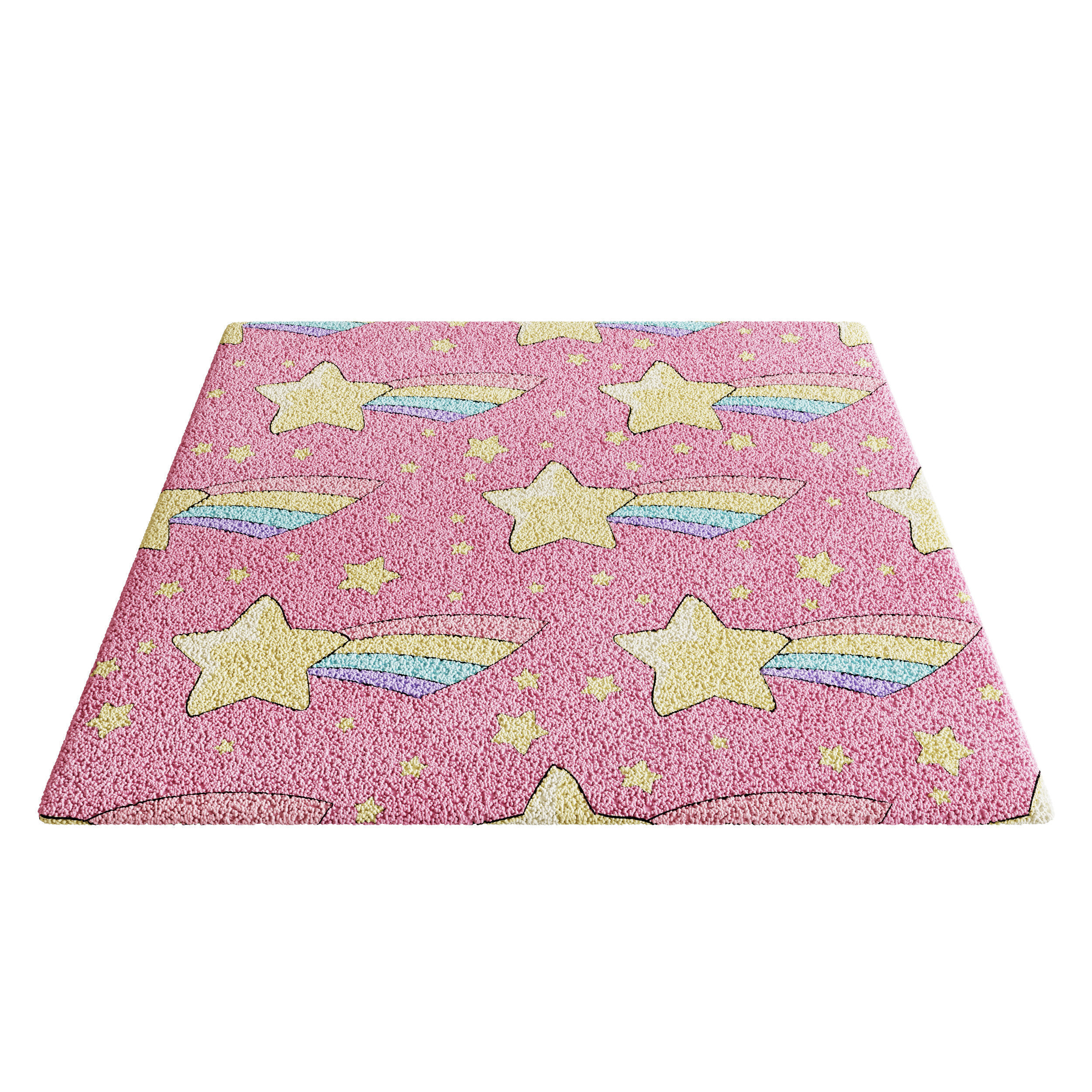 Kids Carpet Set 41 3D model_7