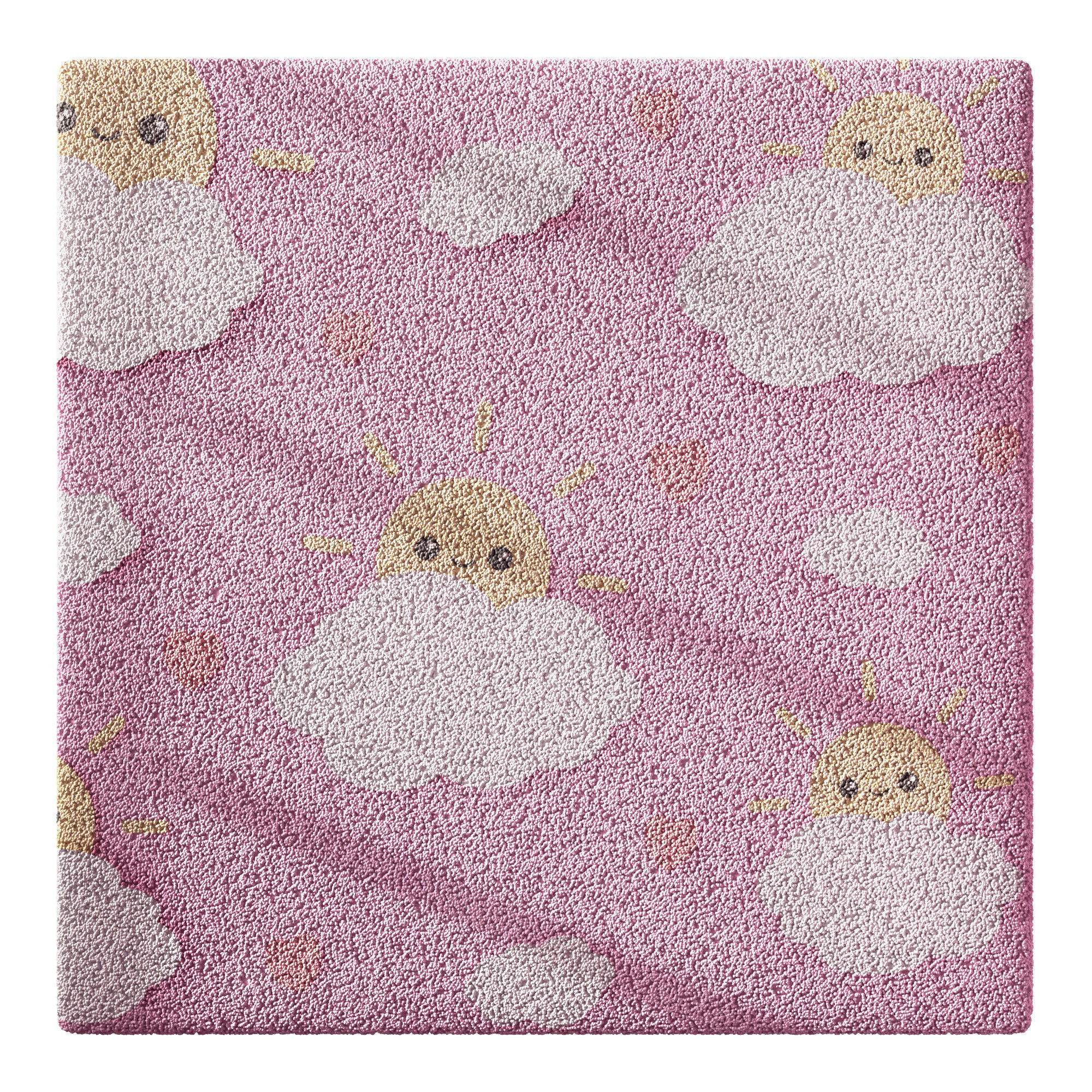 Kids Carpet Set 41 3D model_1