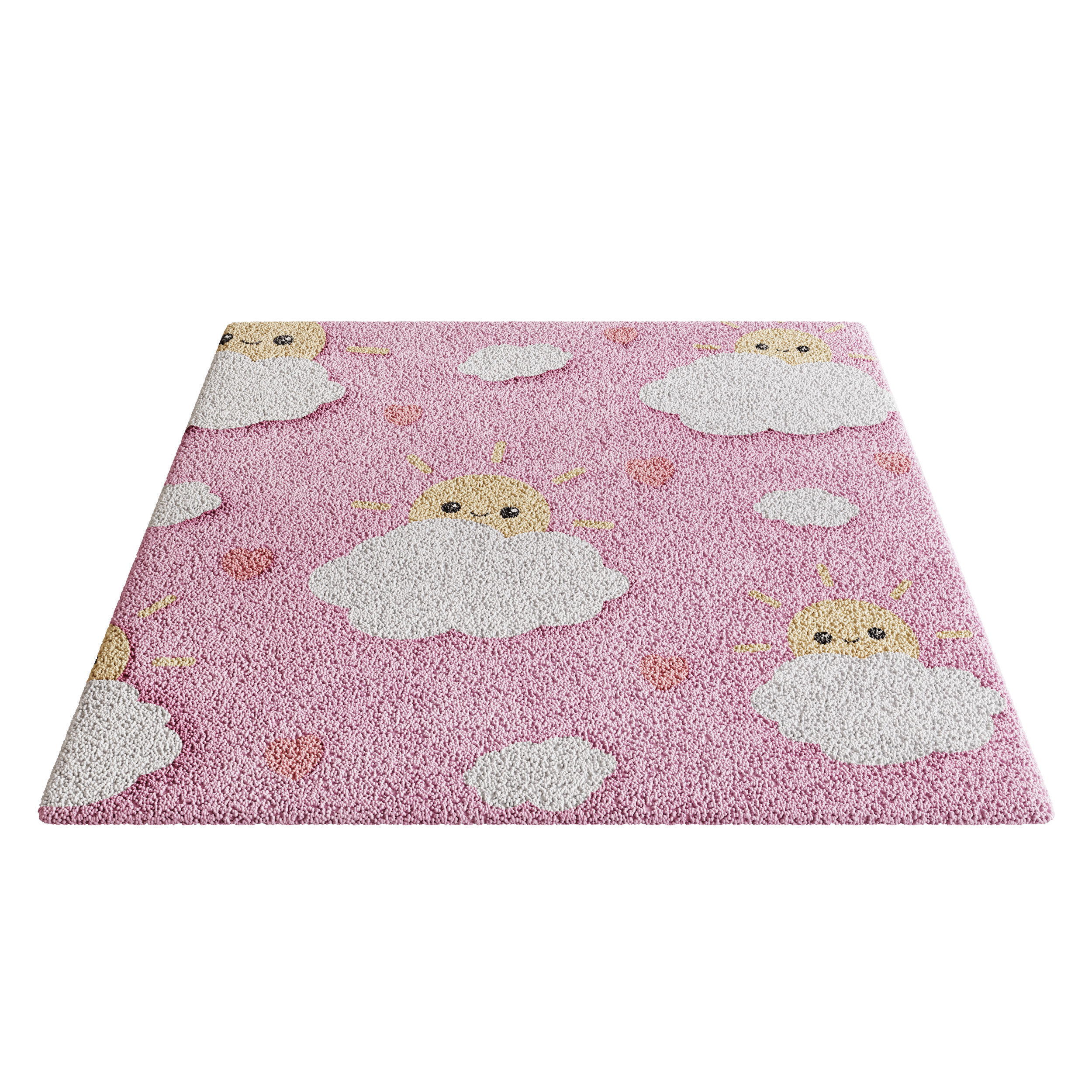 Kids Carpet Set 41 3D model_6