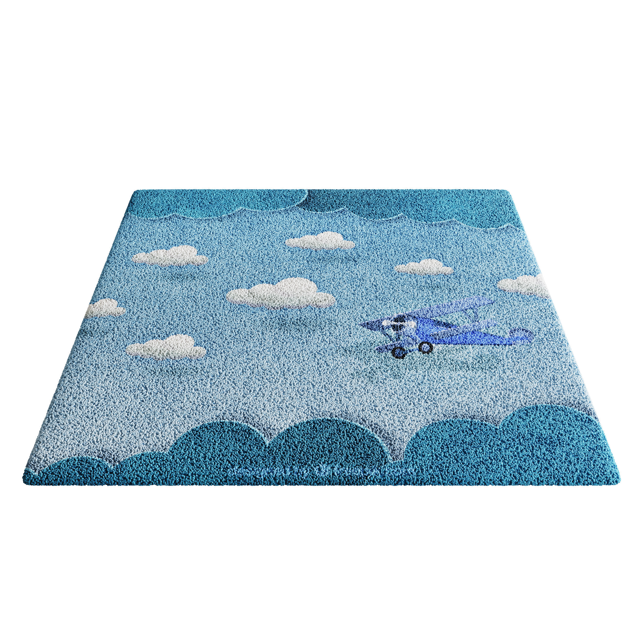 Kids Carpet Set 41 3D model_8