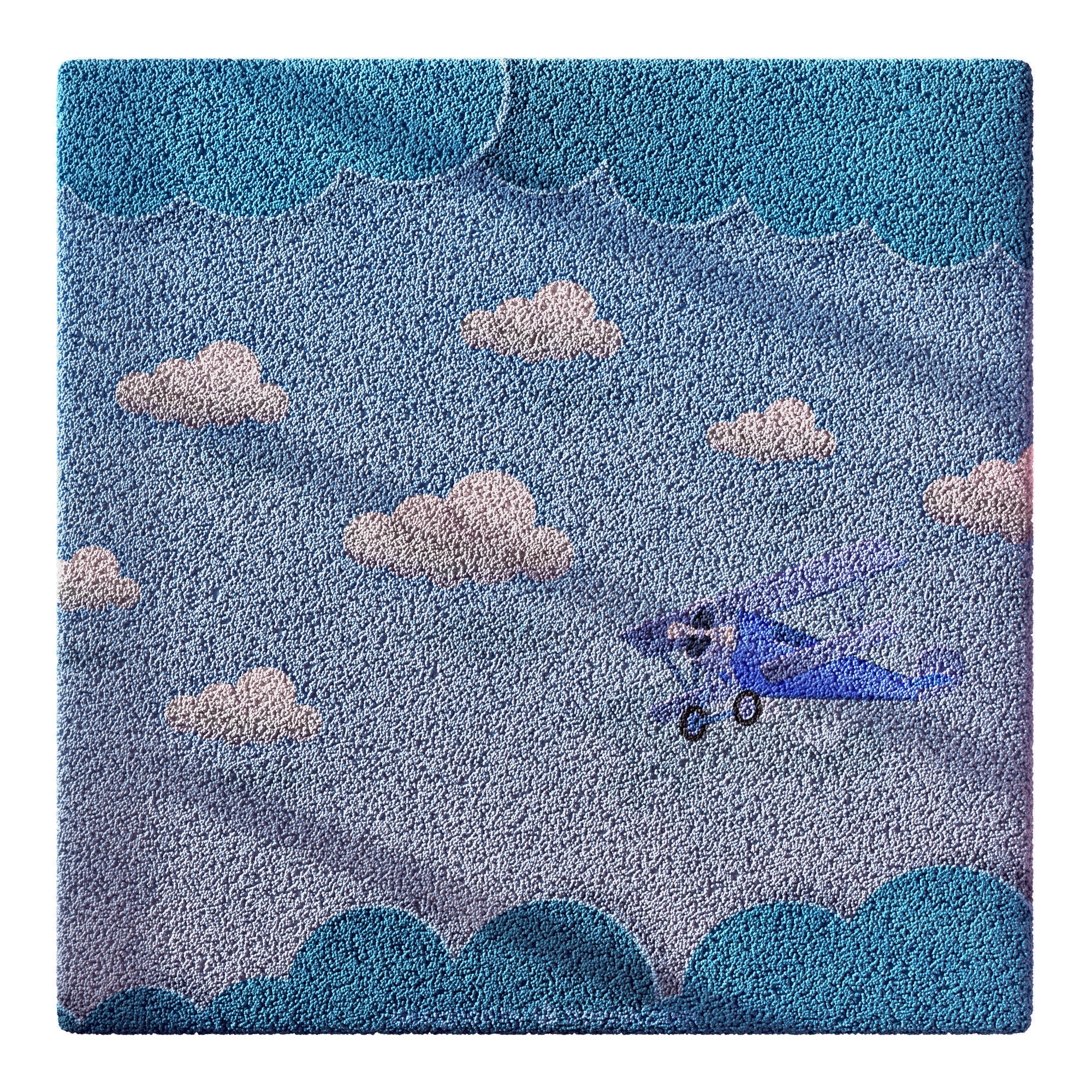 Kids Carpet Set 41 3D model_4