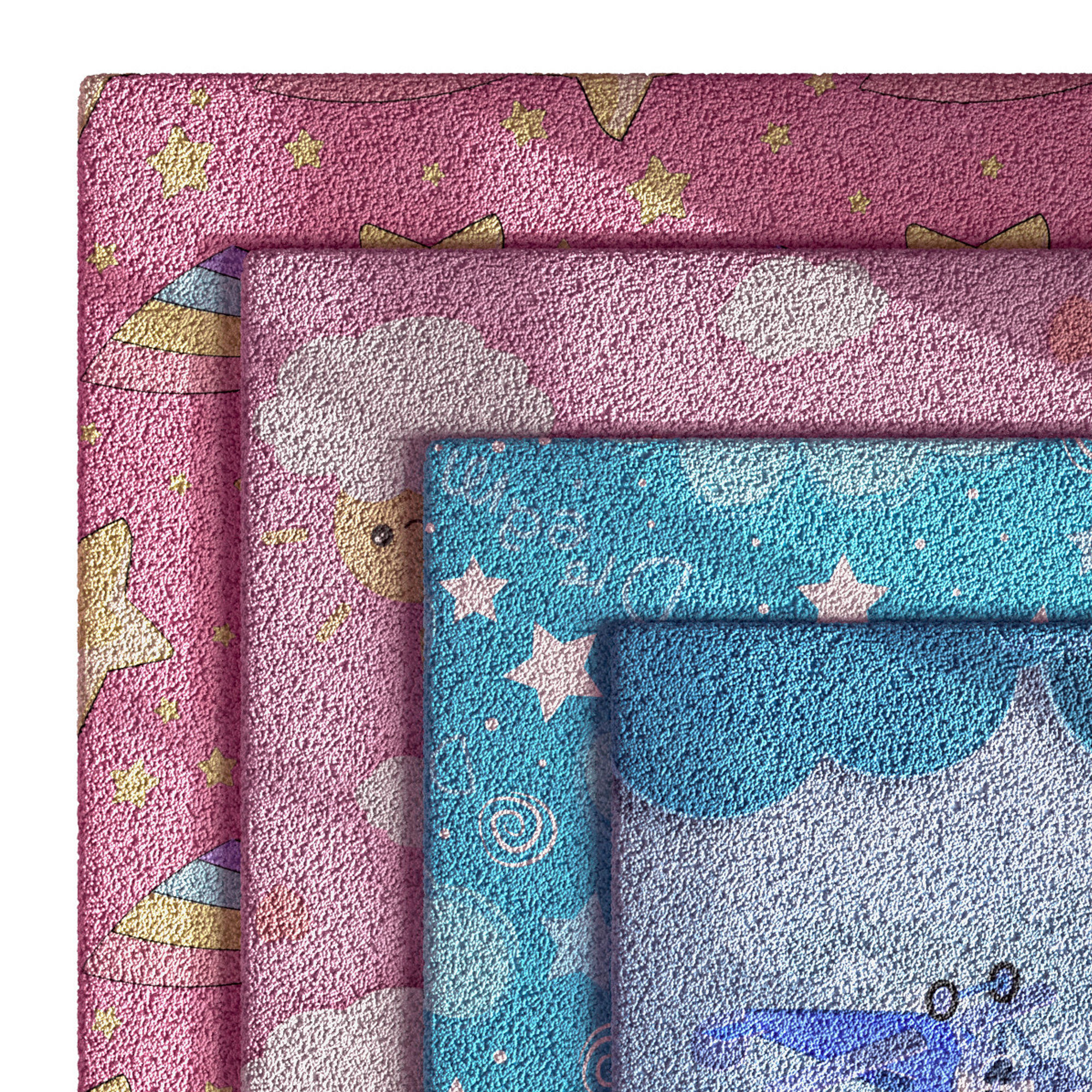 Kids Carpet Set 41 3D model_2