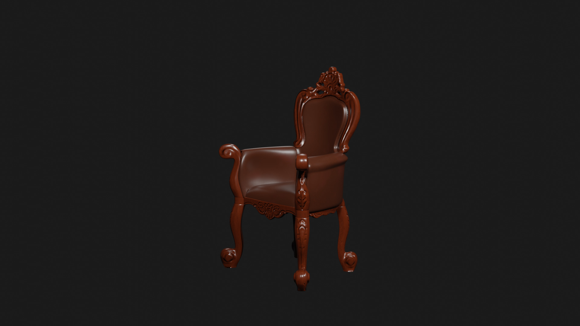 European Chair 3D model_8
