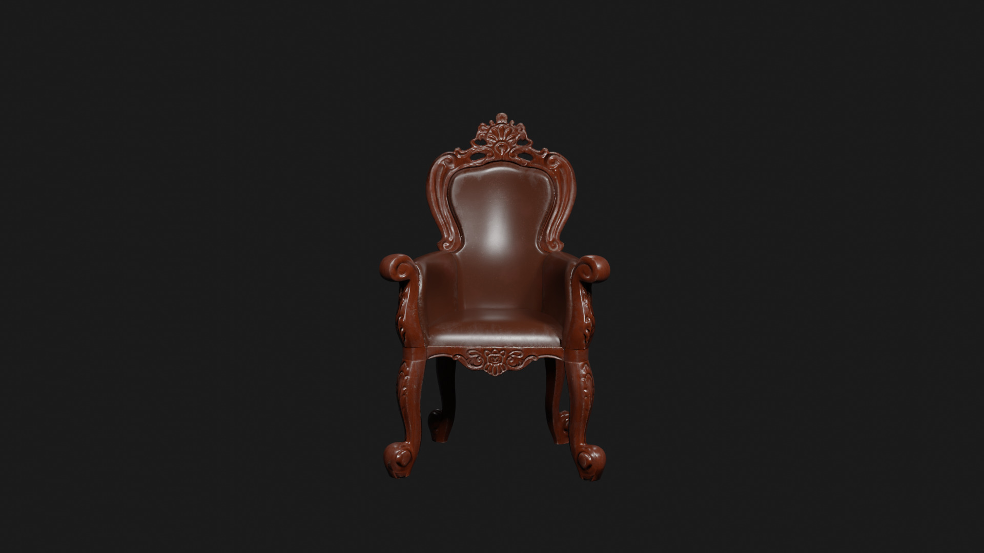European Chair 3D model_9
