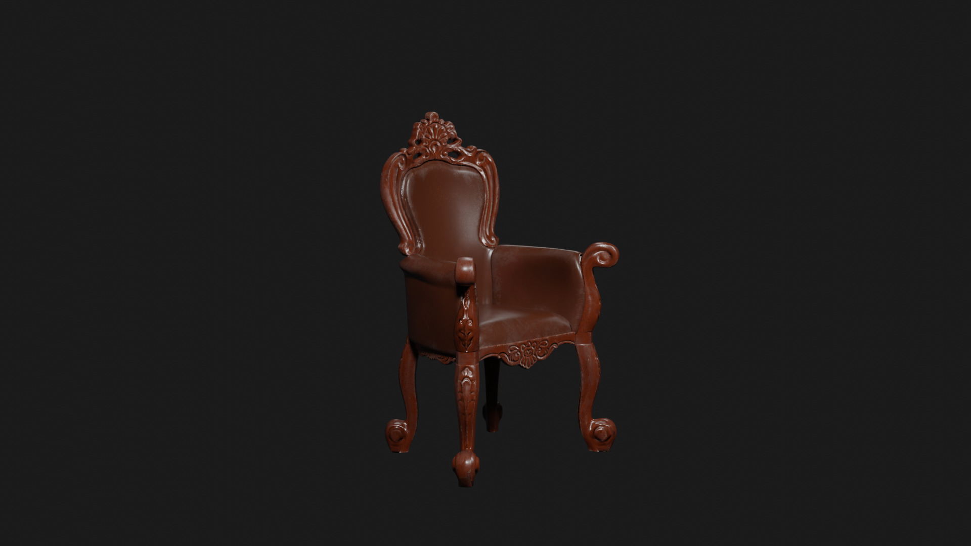 European Chair 3D model_10
