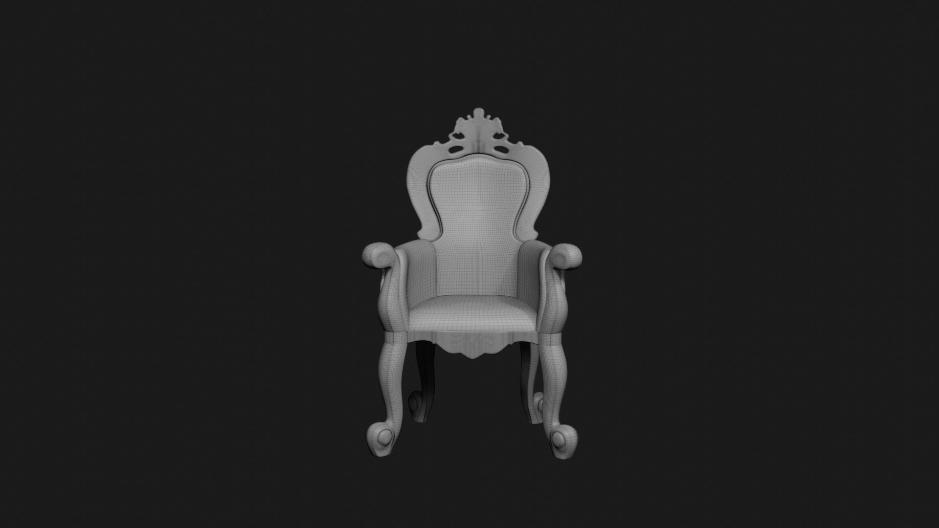 European Chair 3D model_12
