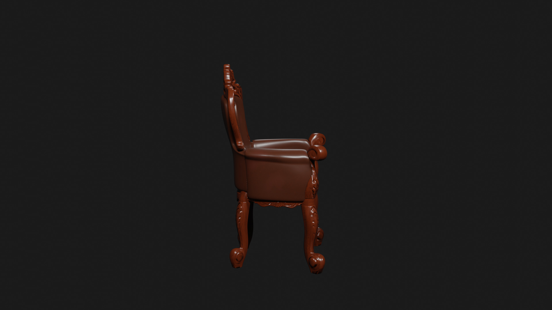 European Chair 3D model_3