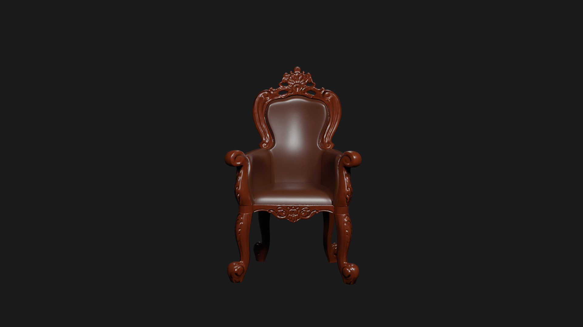 European Chair 3D model_1