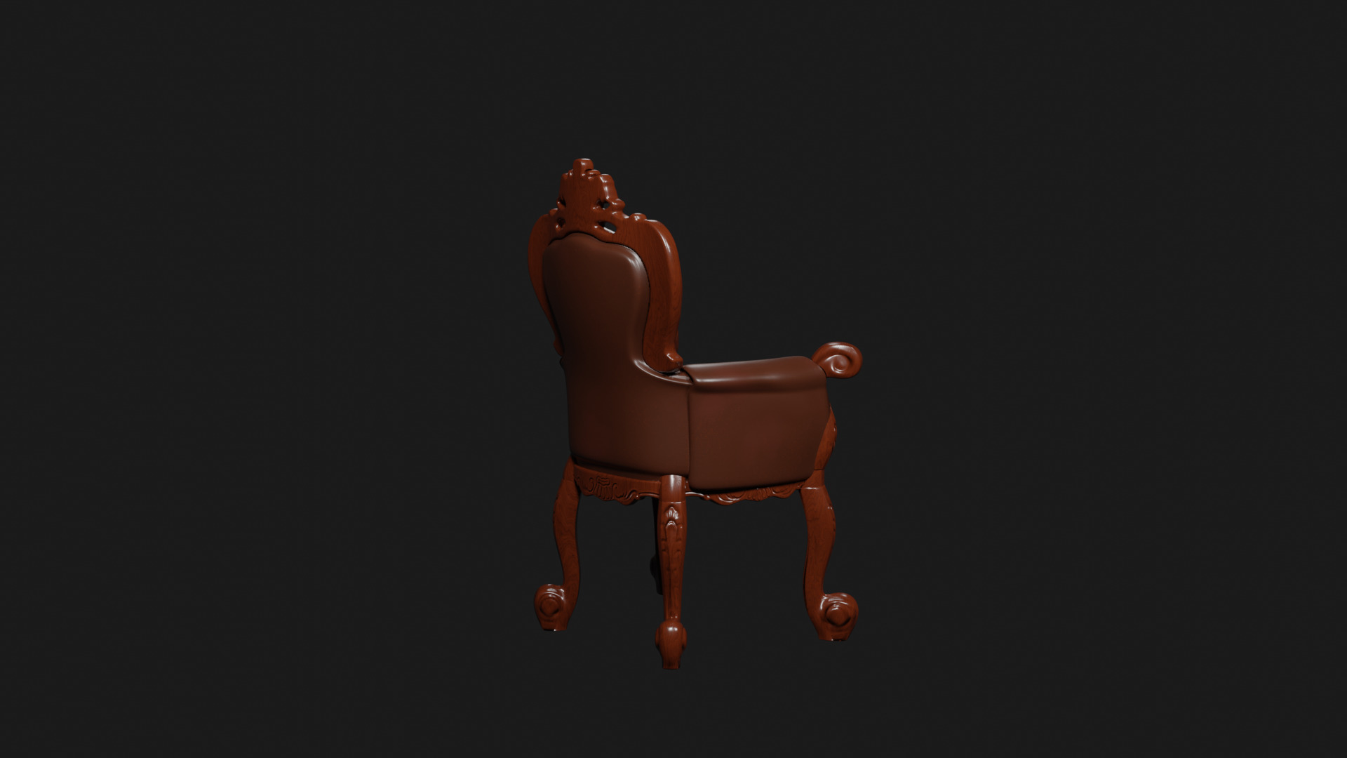 European Chair 3D model_4