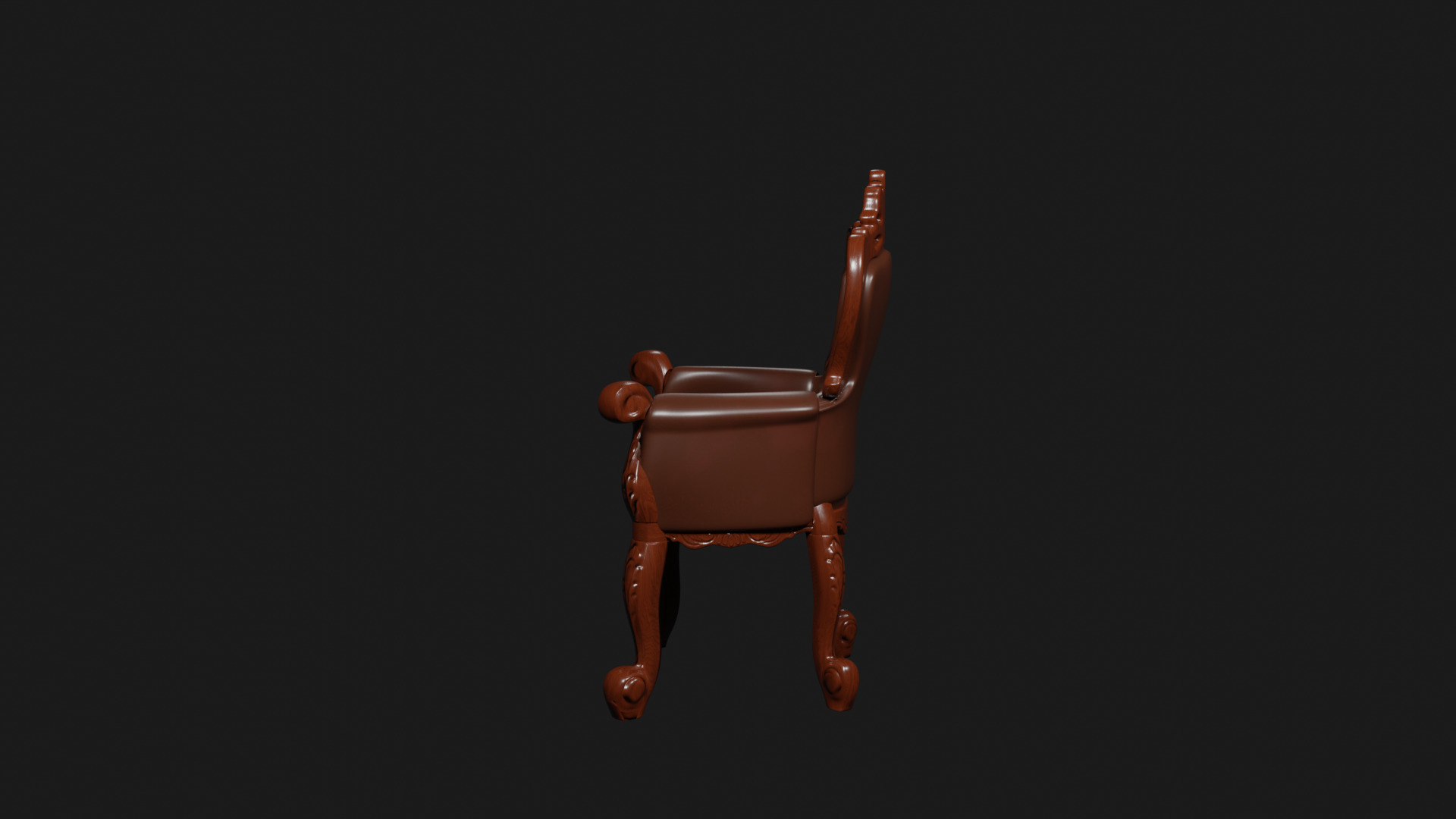 European Chair 3D model_7
