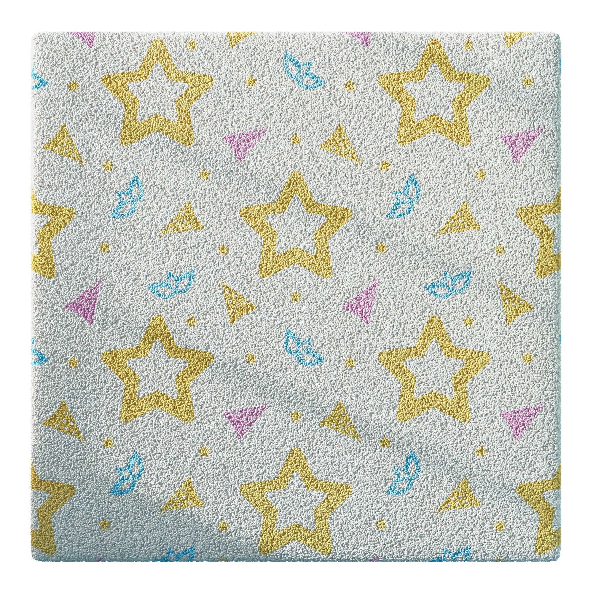 Kids Carpet Set 42 3D model_1