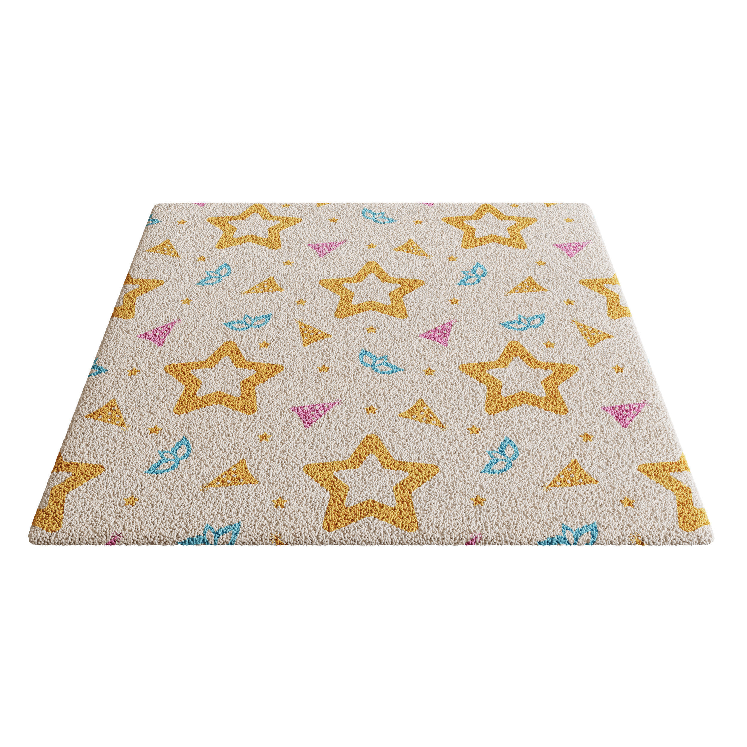 Kids Carpet Set 42 3D model_7