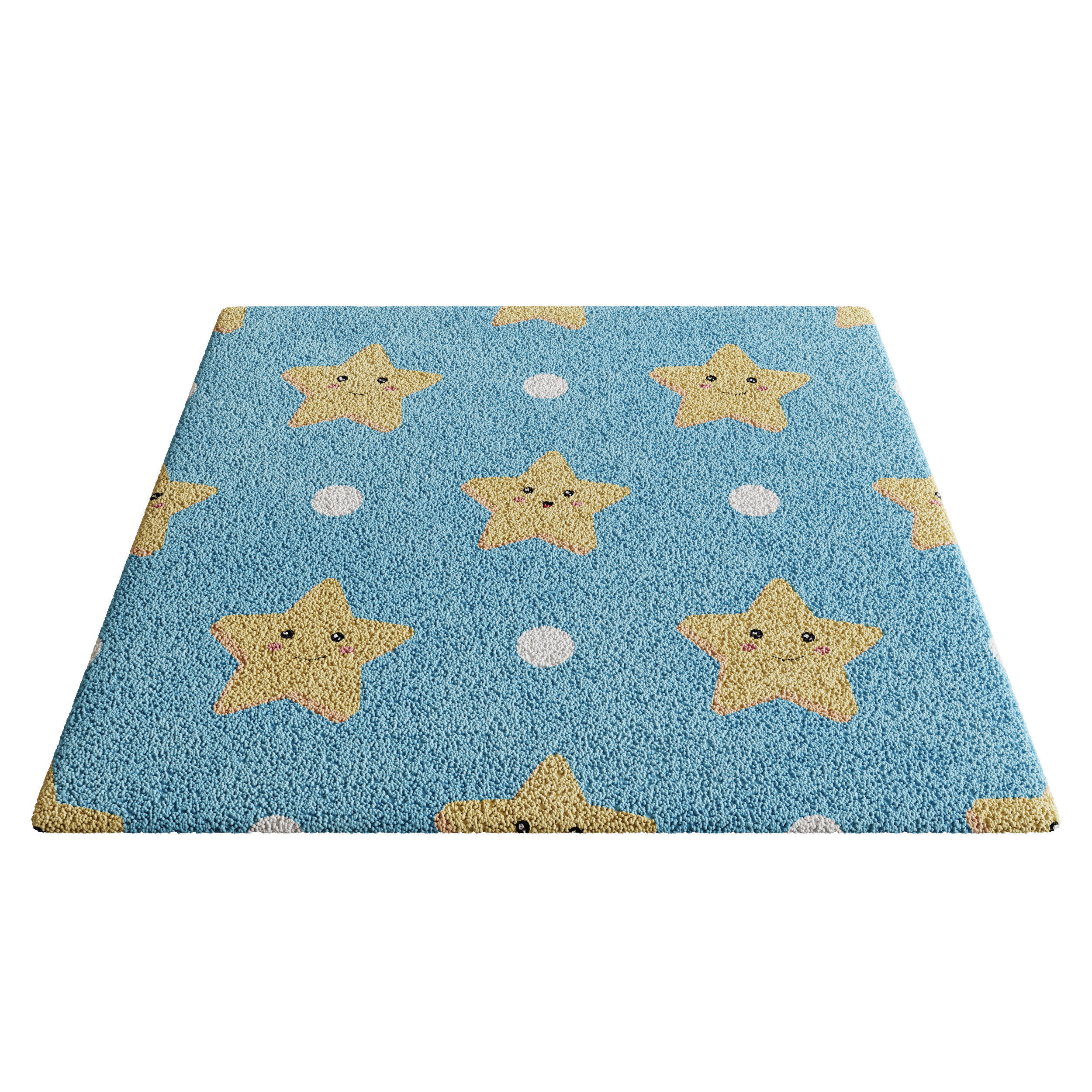 Kids Carpet Set 42 3D model_10