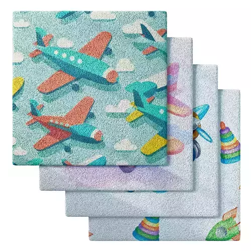Kids Carpet Set 44 3D model