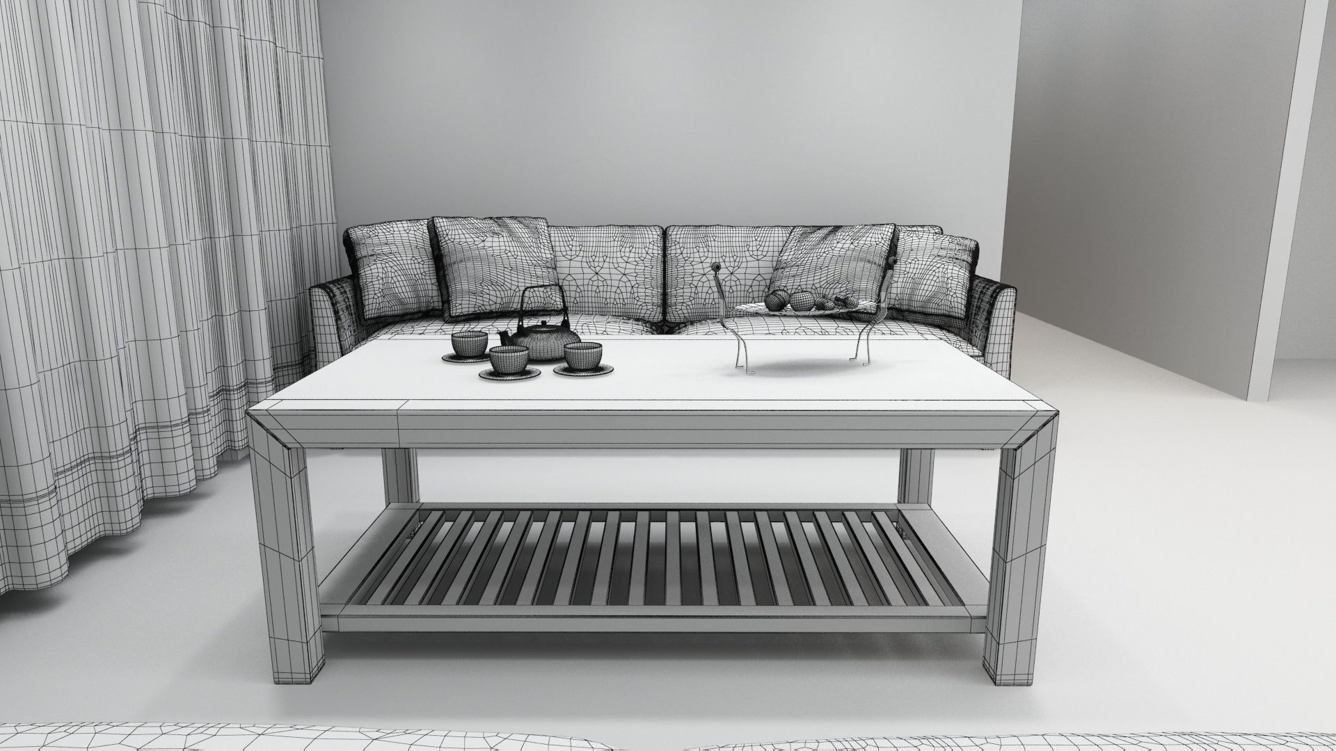 Dance Studio 3D model_11