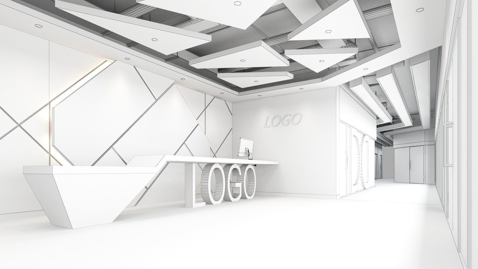 Dance Studio 3D model_15