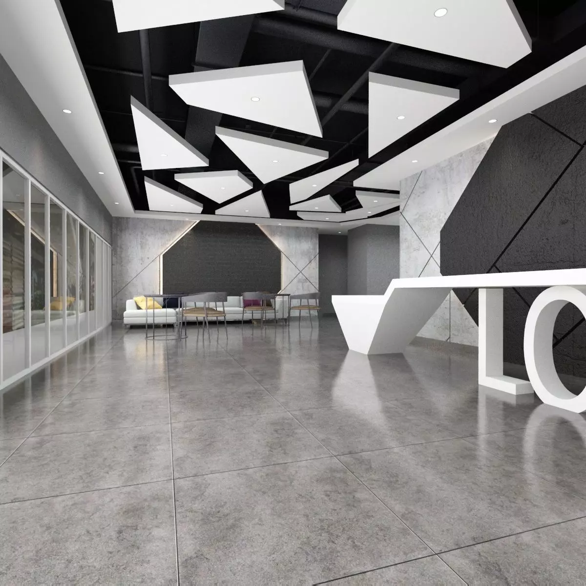 Dance Studio 3D model_0