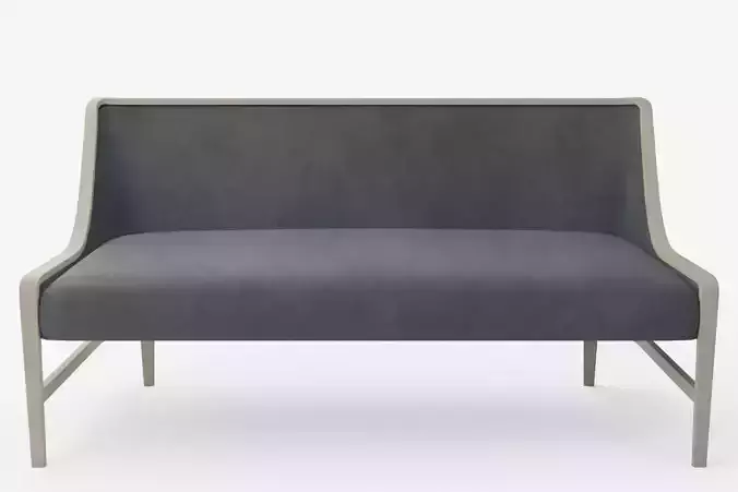 Fairfield Chair Anthony Solid Wood Bench 3D model