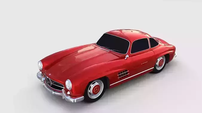 Rigged Mercedes 300SL W198 rev