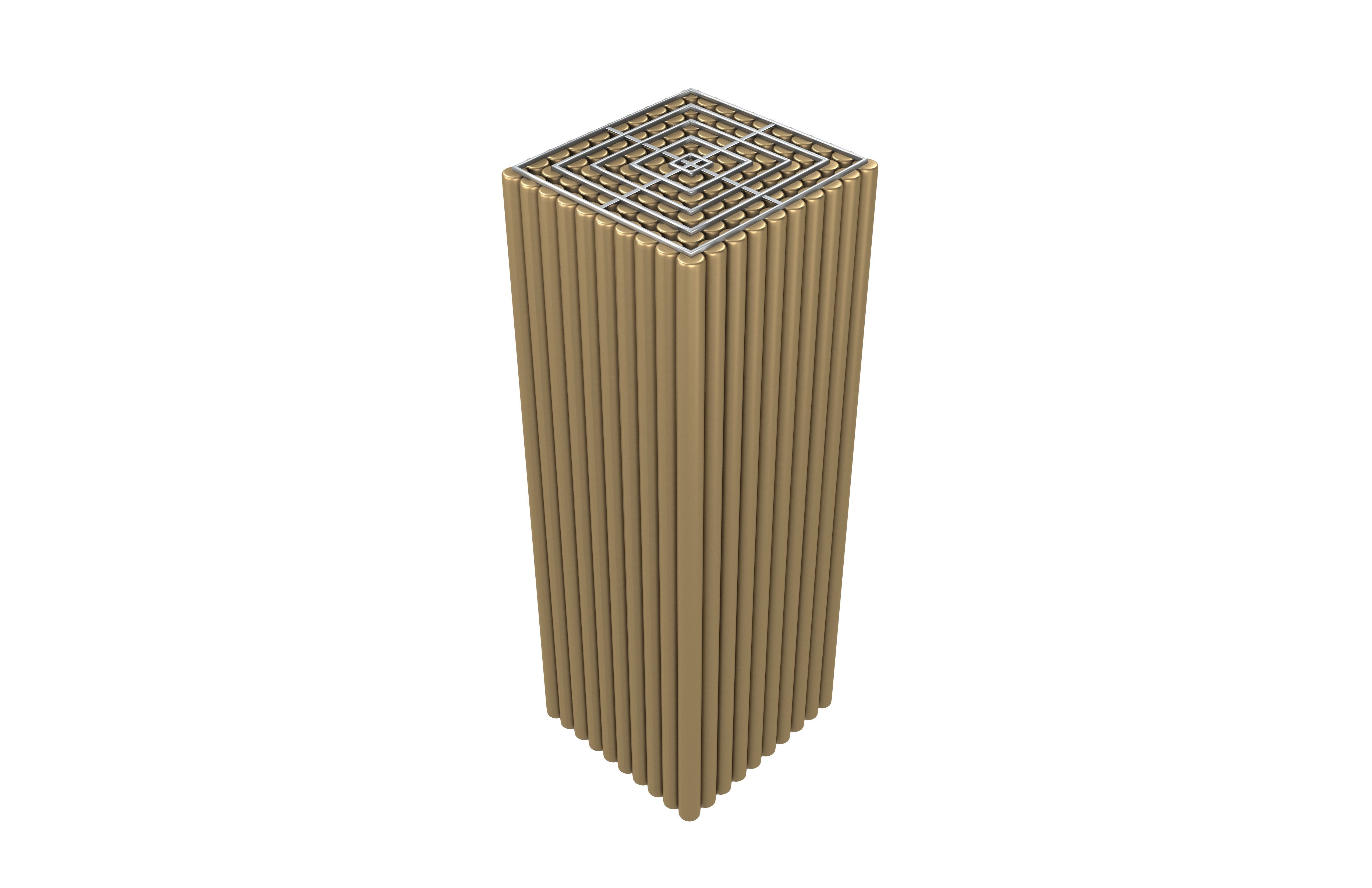 Enriched Uranium Rods v1 002 Low-poly 3D model_2