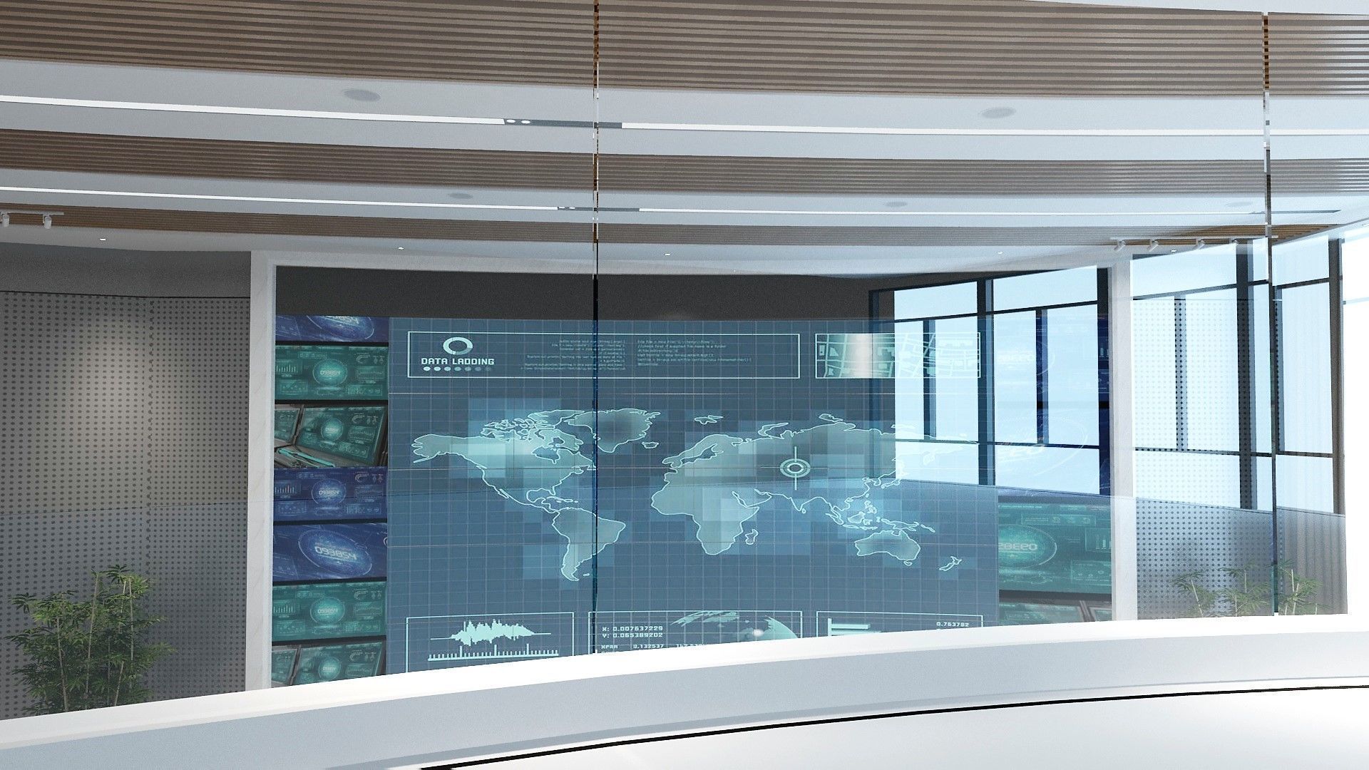 Data Monitoring Hub 3D model_3