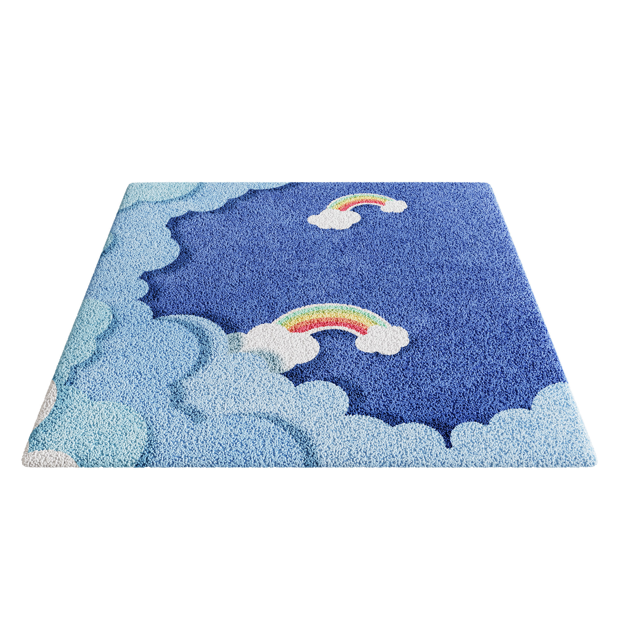 Kids Carpet Set 47 3D model_3