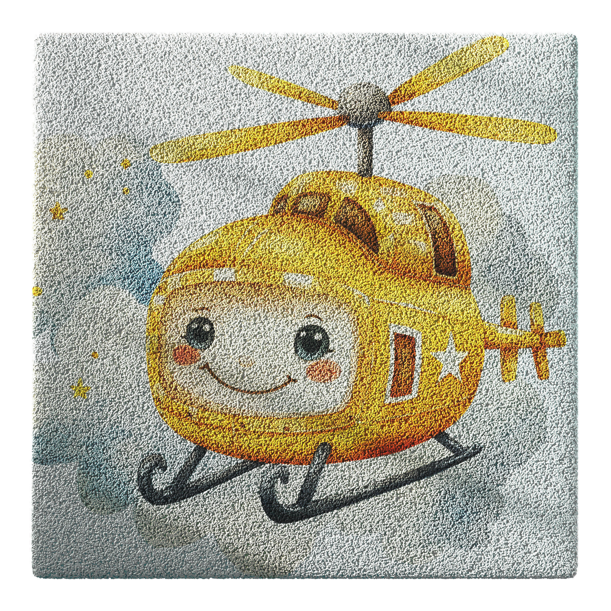 Kids Carpet Set 47 3D model_6