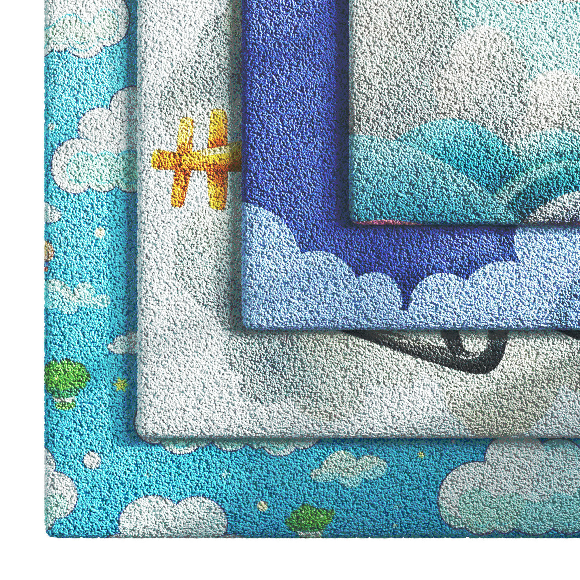 Kids Carpet Set 47 3D model_7