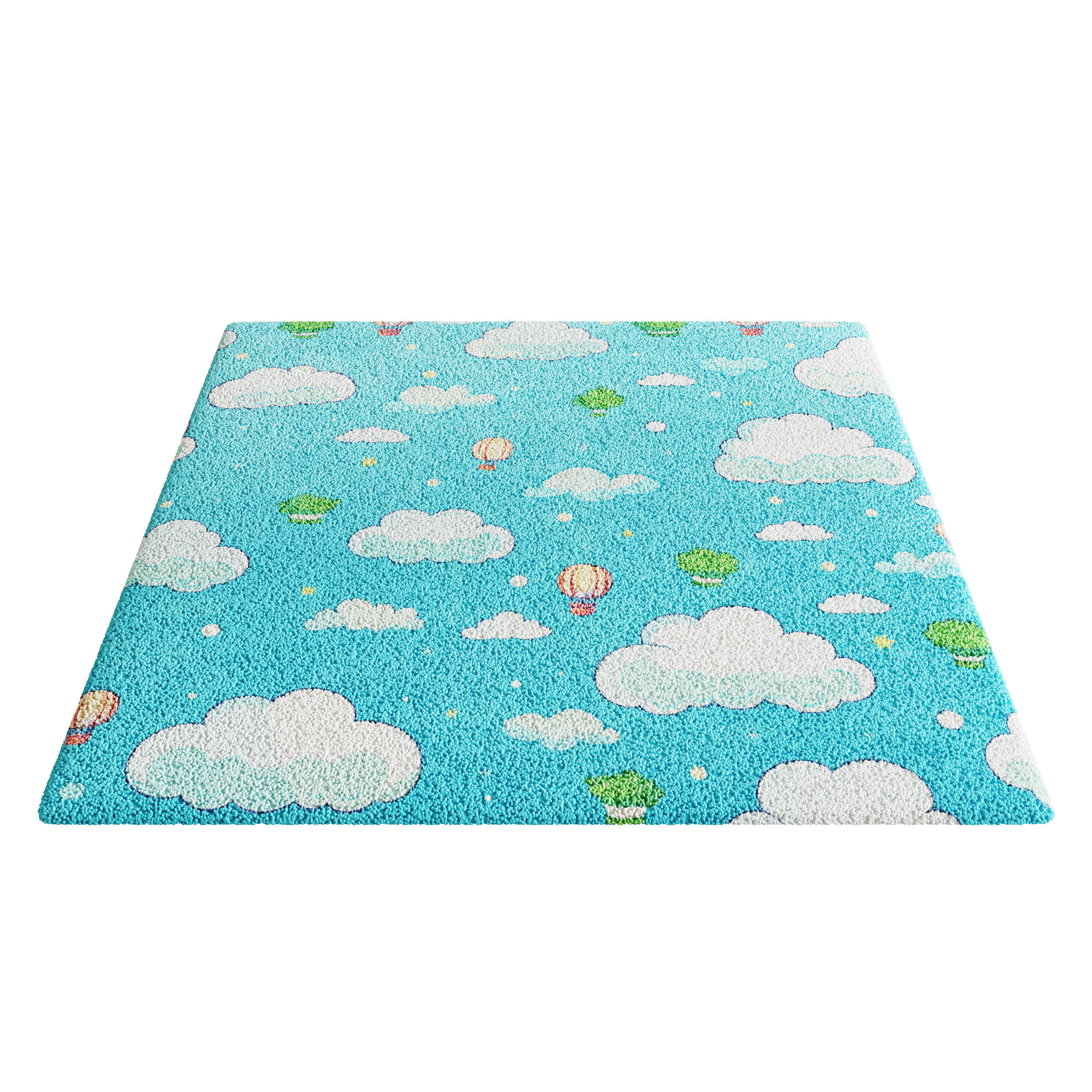 Kids Carpet Set 47 3D model_12