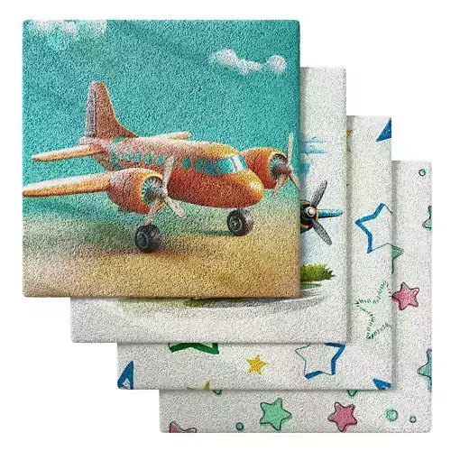 Kids Carpet Set 48 3D model