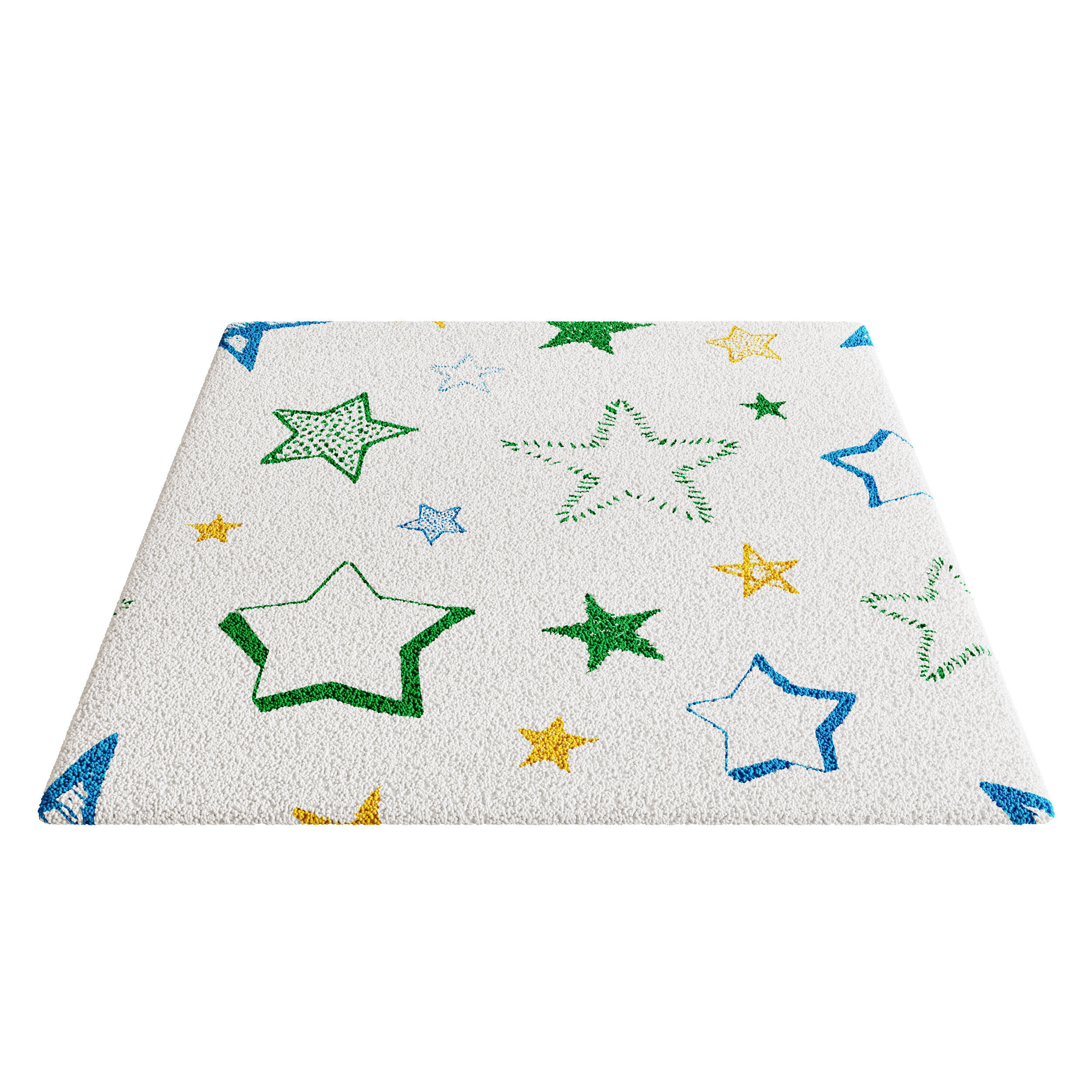 Kids Carpet Set 48 3D model_5