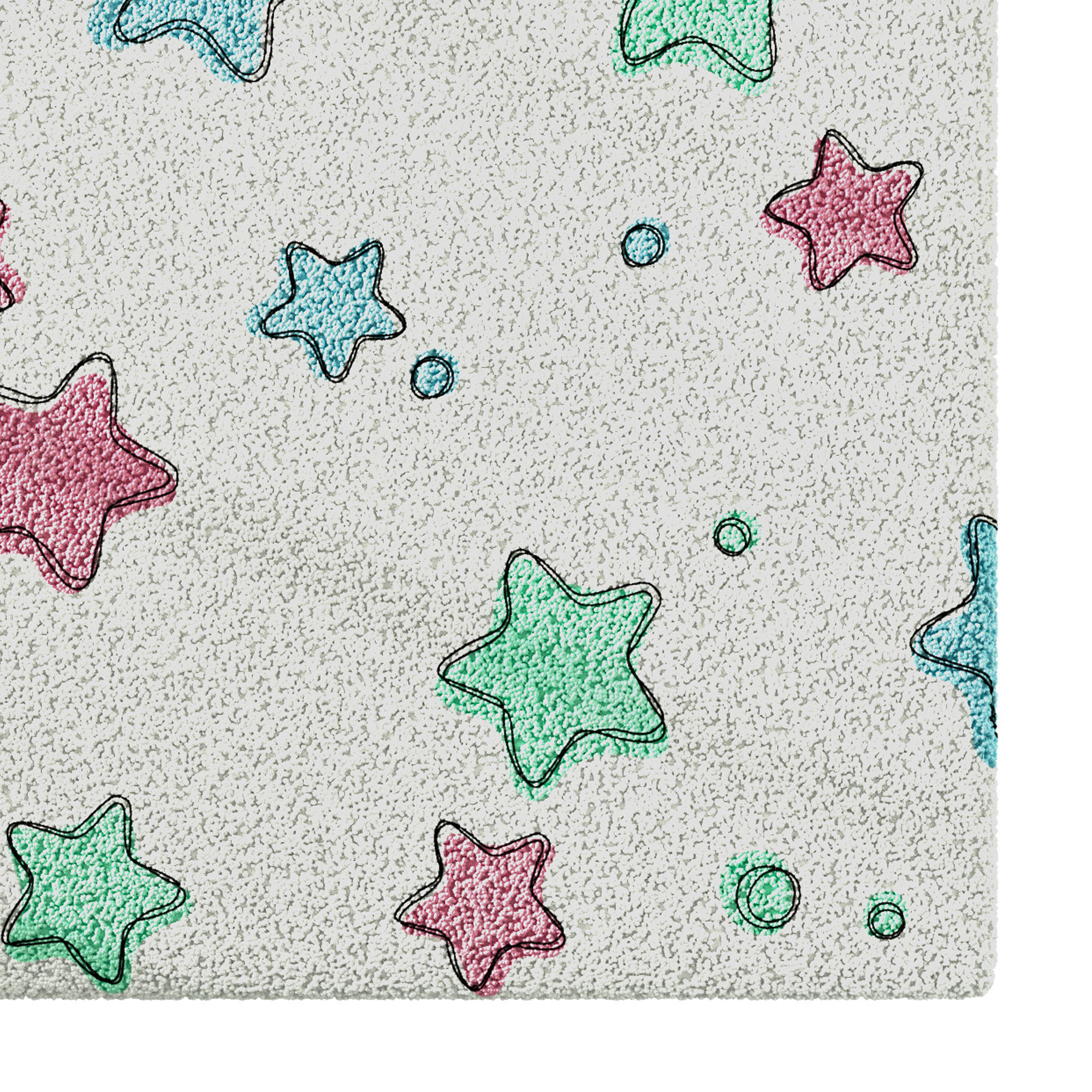 Kids Carpet Set 48 3D model_6